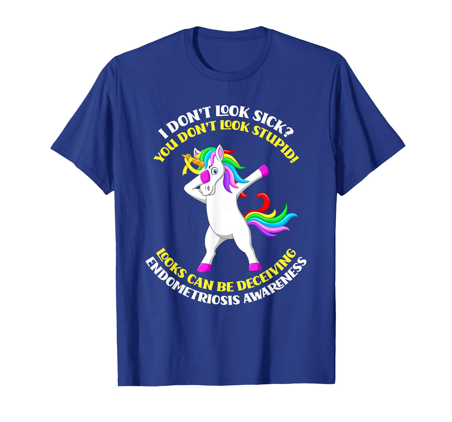 Endometriosis Awareness Unicorn Endometriosis Warrior T-Shirt