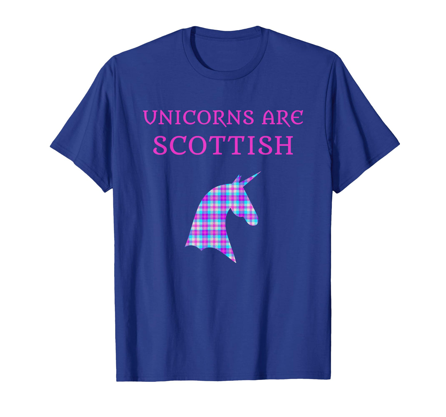 Unicorns Are Scottish Tartan Day Shirt T-Shirt