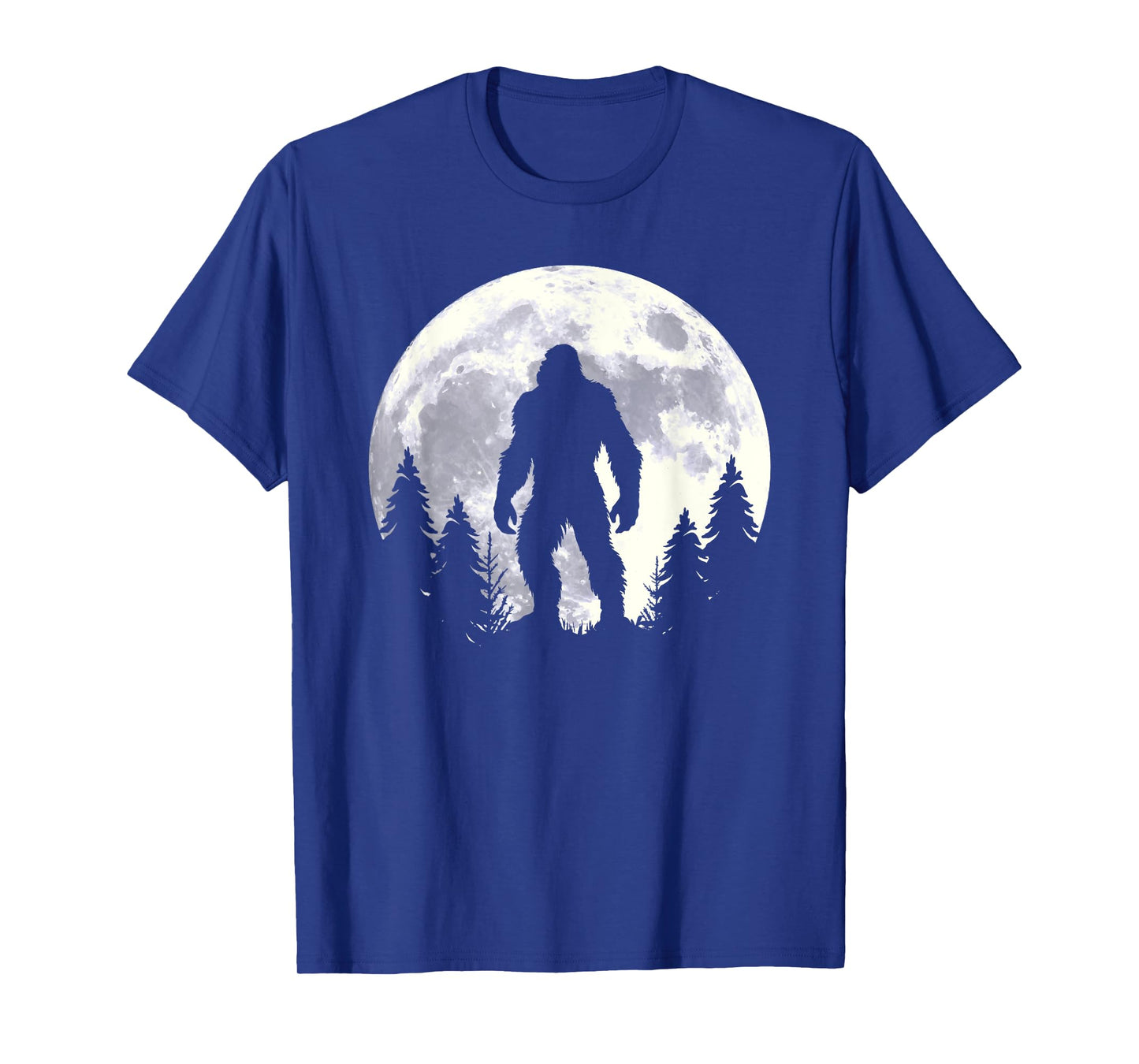 Bigfoot Believer Silhouette Sasquatch Hide And Seek T-Shirt