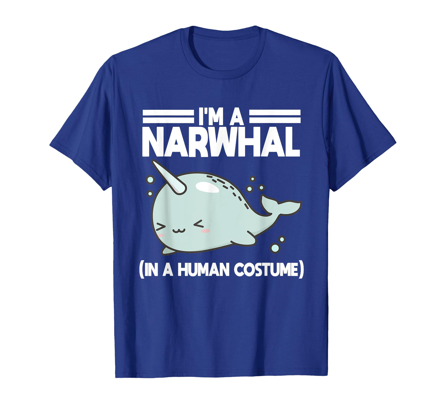 Narwhal Halloween Costume Narwhale Whale Sea Lover Ocean T-Shirt