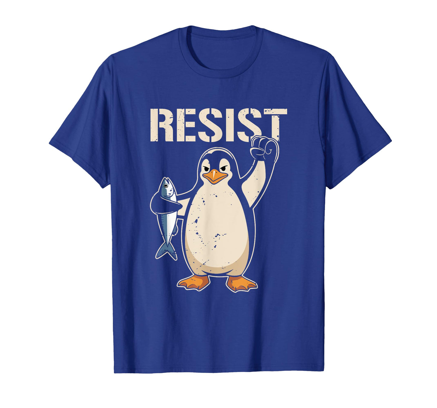 Resist Penguin Activism Women Men T-Shirt