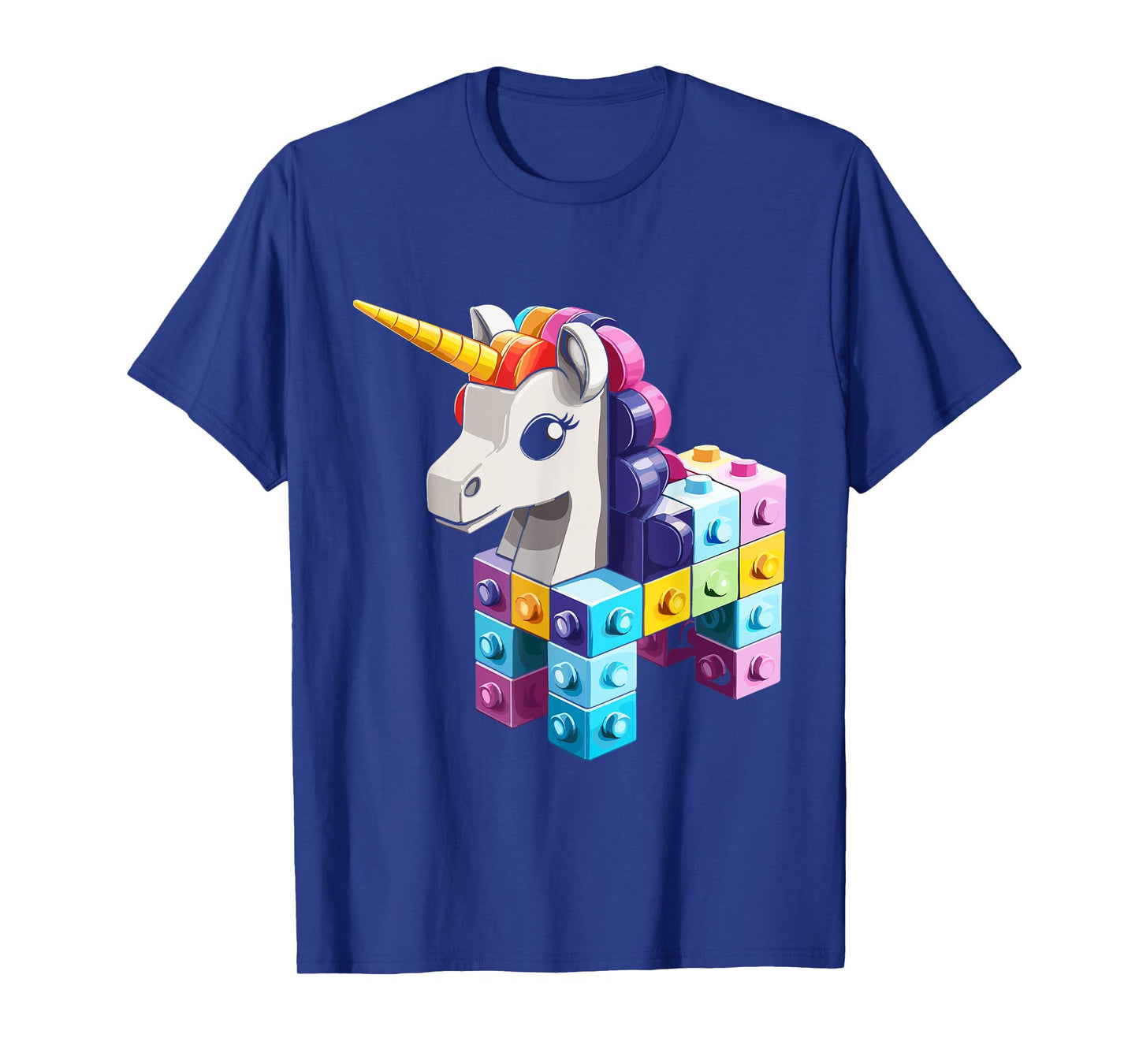 Master Builder Bricks Blocks Play Toys Unicorn T-Shirt