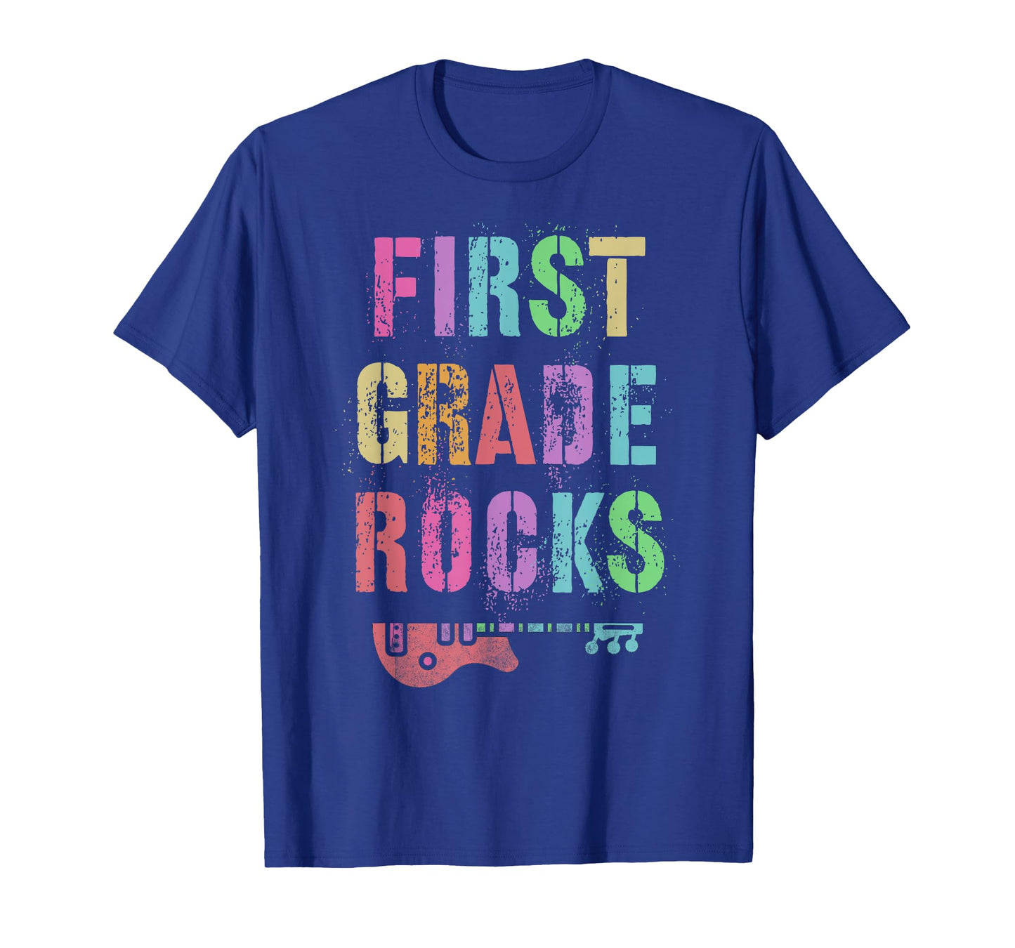 Hello 1st GRADE ROCKS Teacher Team FIRST Gr Vibes Rockstar T-Shirt for Men Women Kids