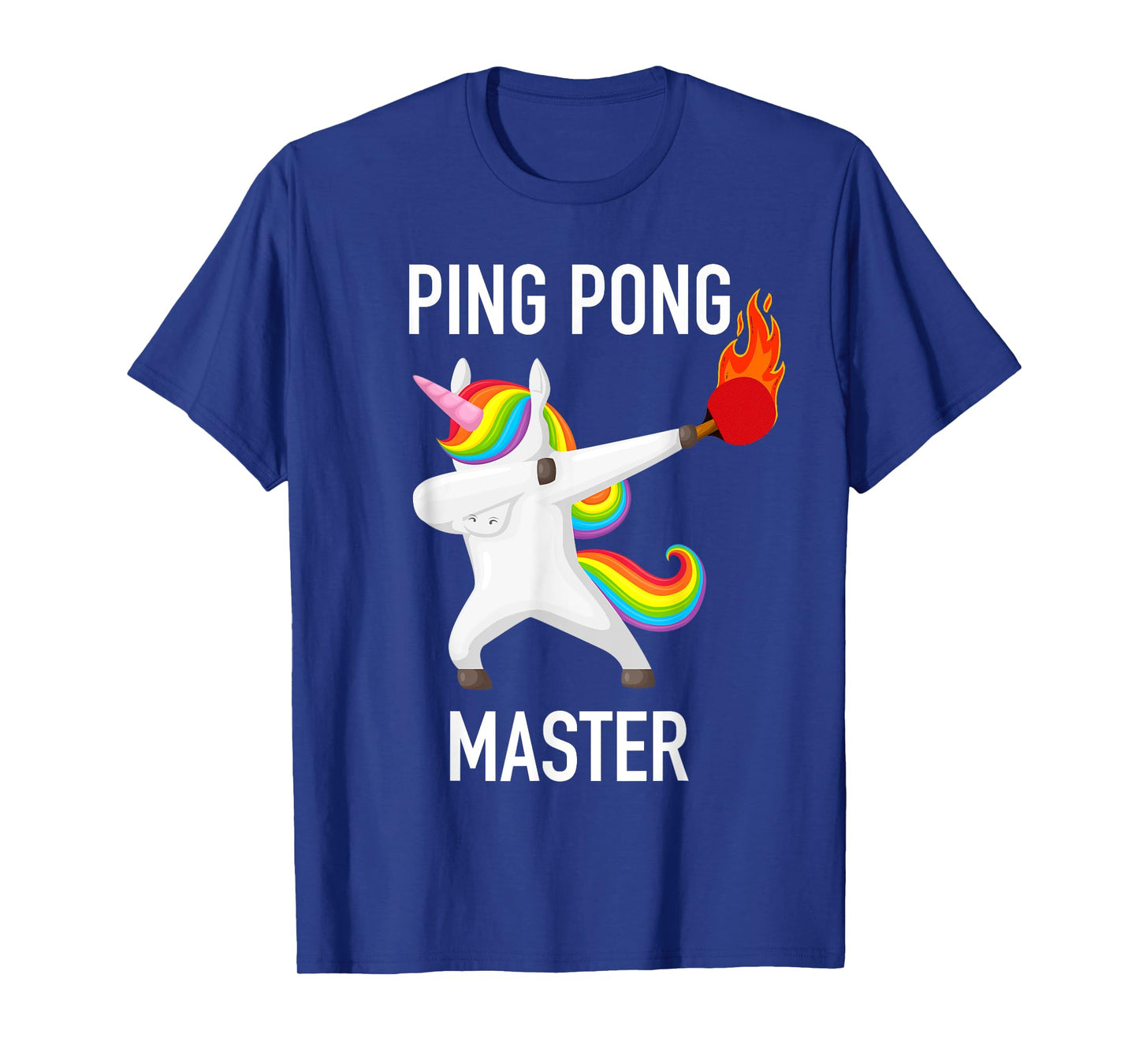 Ping Pong Master Dabbing Unicorn Funny Pingpong Player Gift T-Shirt
