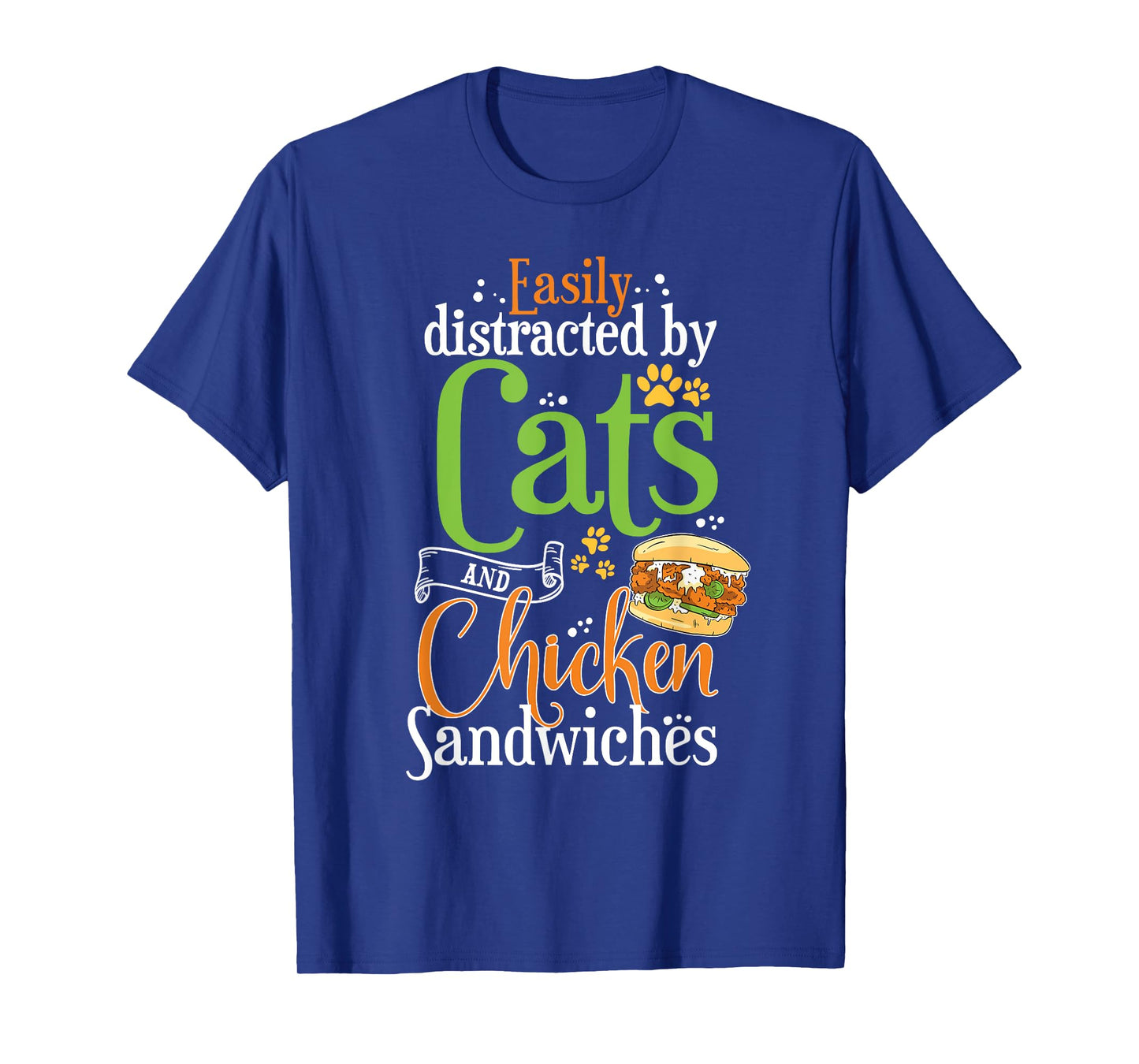 Funny Chicken Sandwich Shirt Cats and Chicken Burger T-Shirt