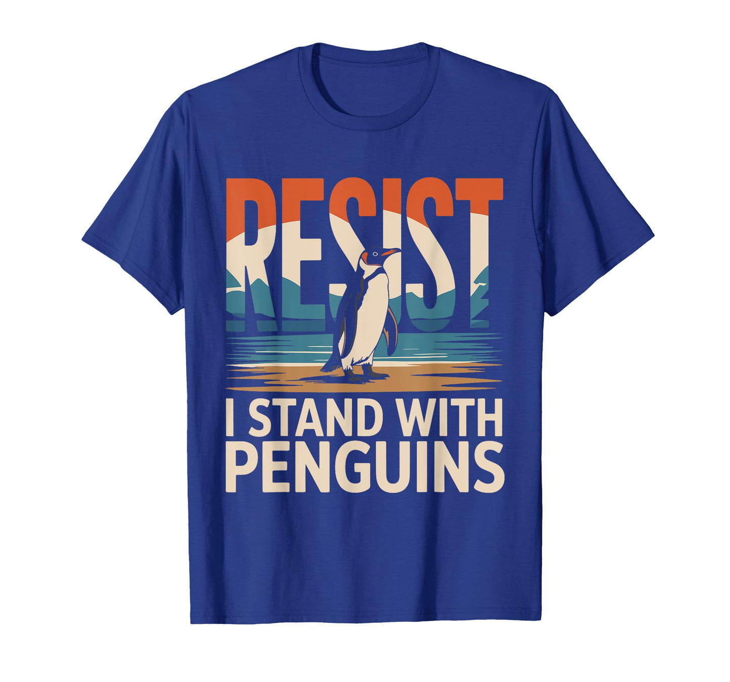 Cool Penguin Resist Funny Penguins Resist T-Shirt
