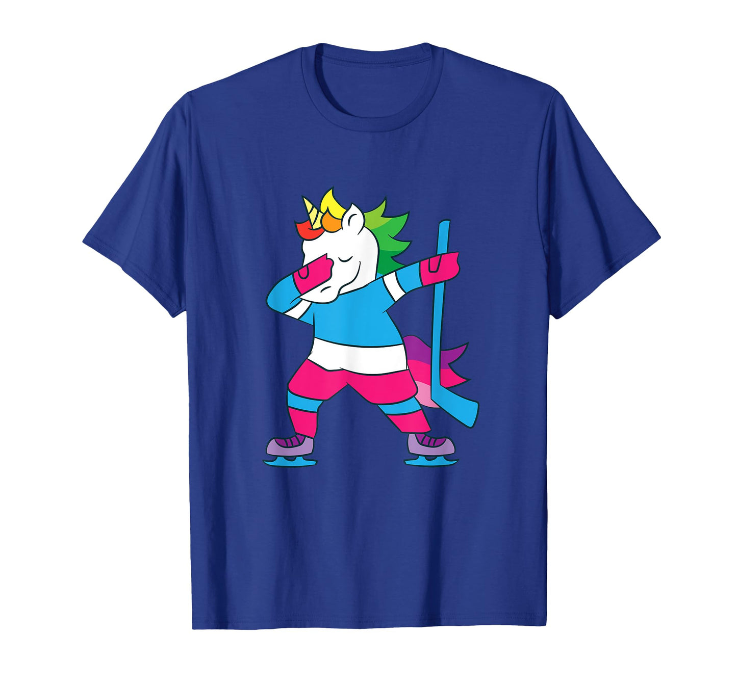 Dabbing Hockey Unicorn Ice Hockey Girls Unicorn T-Shirt