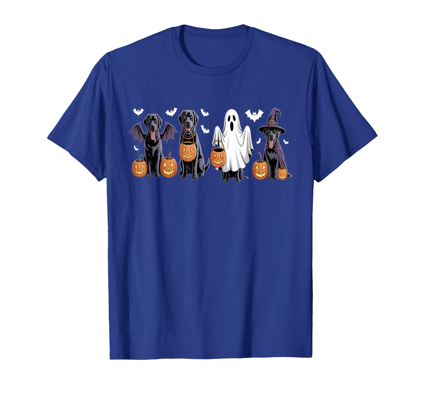 Cute Black Labrador Dog Halloween Pumpkin Labrador Halloween T-Shirt