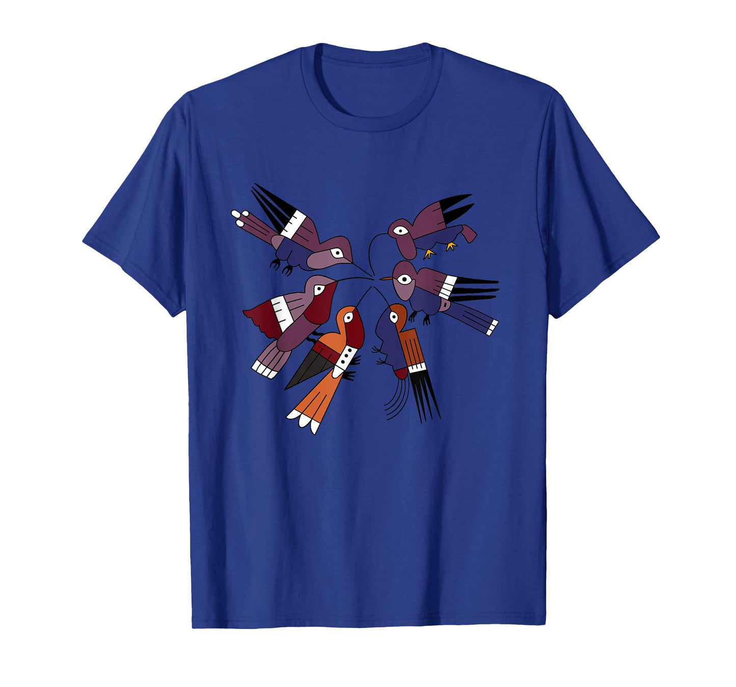 Nazca Hummingbird Tribal Ceramic Art Ancient Birds Peru Bird T-Shirt