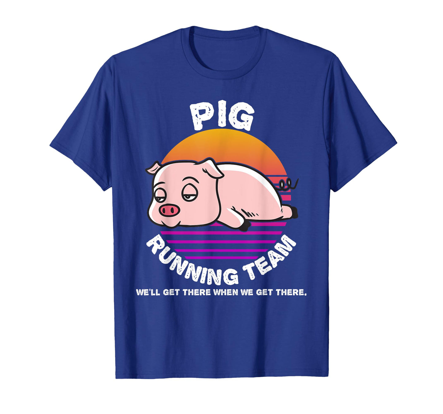 Funny Farm Pig Running Team Shirt Kids Men Women Gift T-Shirt