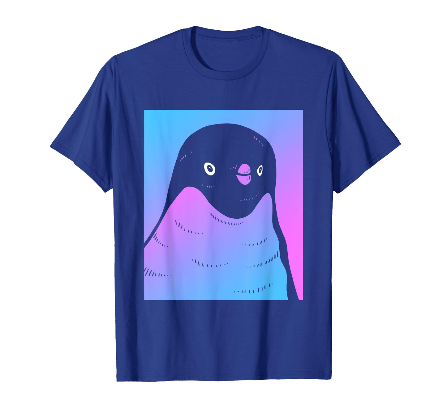 Vaporwave Penguin Aesthetic T-Shirt Pastel Goth Aquatic Bird