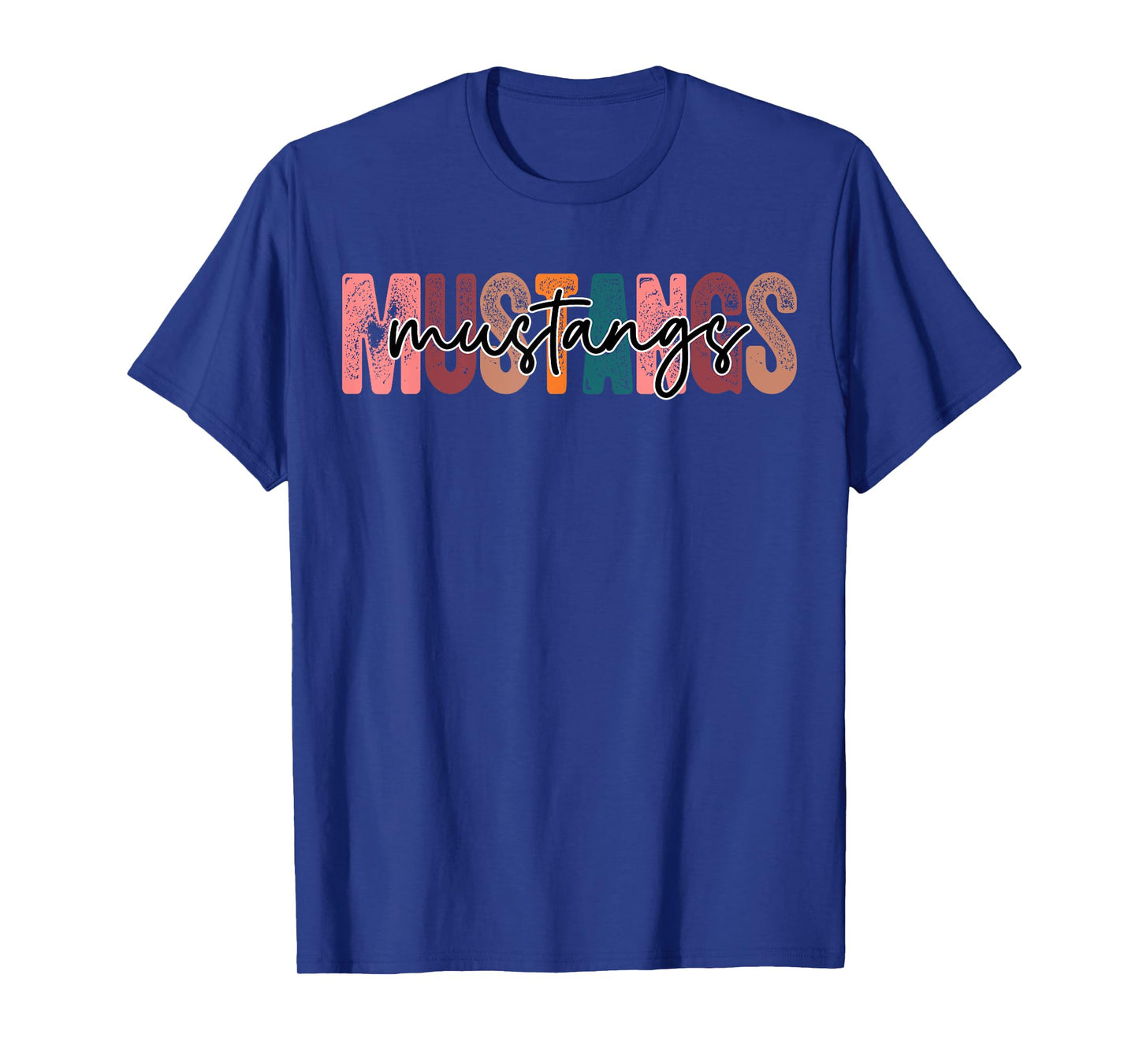 Mustangs School Sports Fan Team Spirit T-Shirt