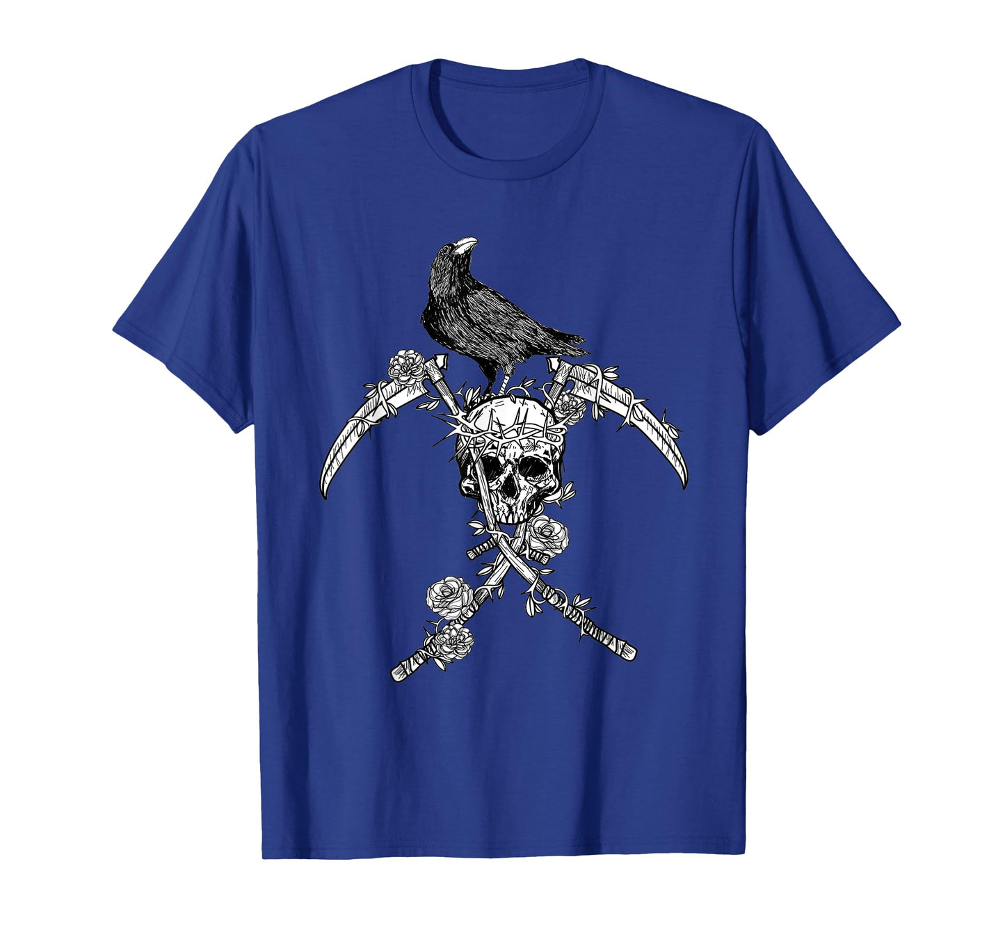 Crow Skull Raven Norse Viking Style gift for Vikings Lover T-Shirt