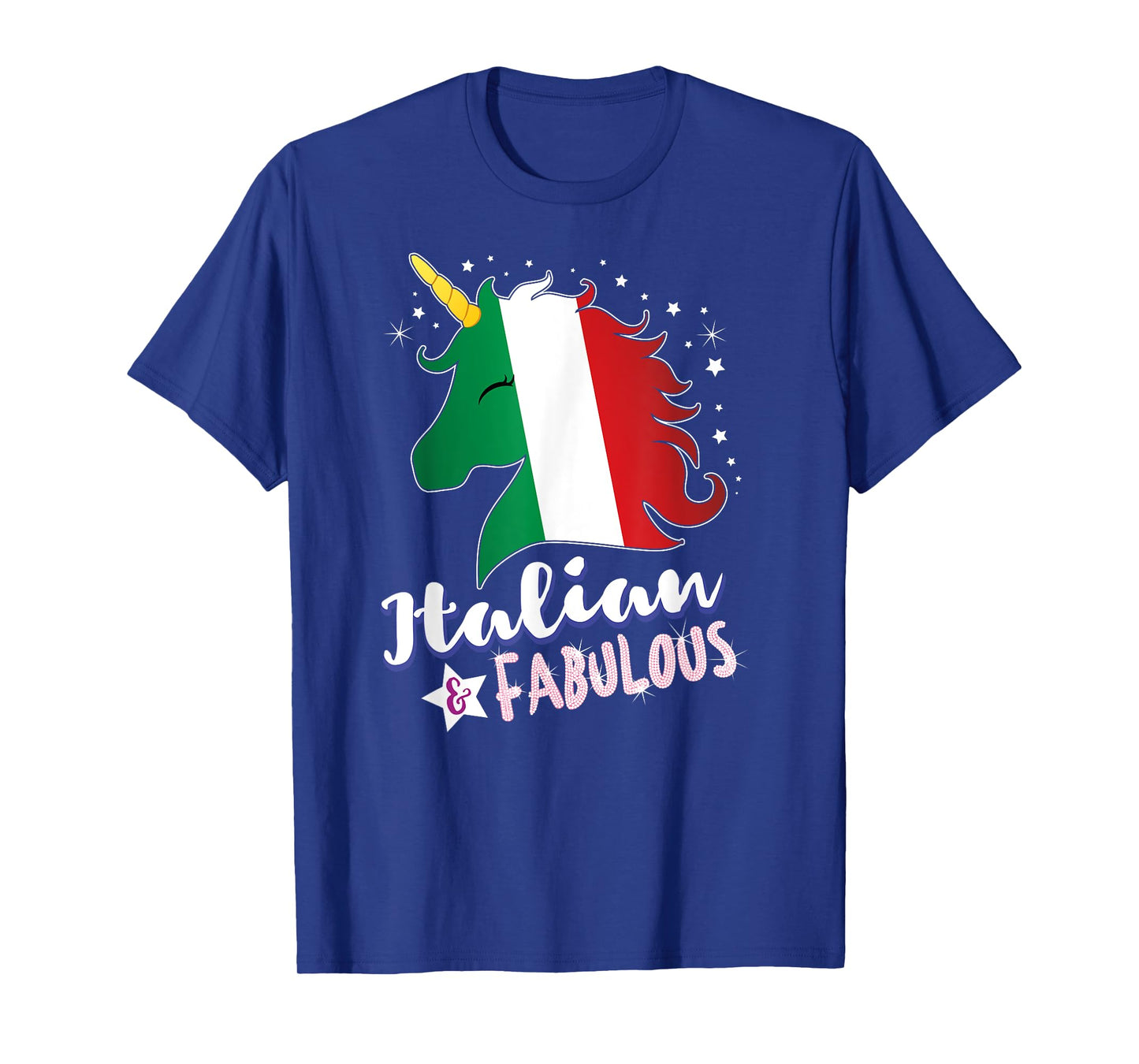 Italy Flag Italian Unicorn T-Shirt