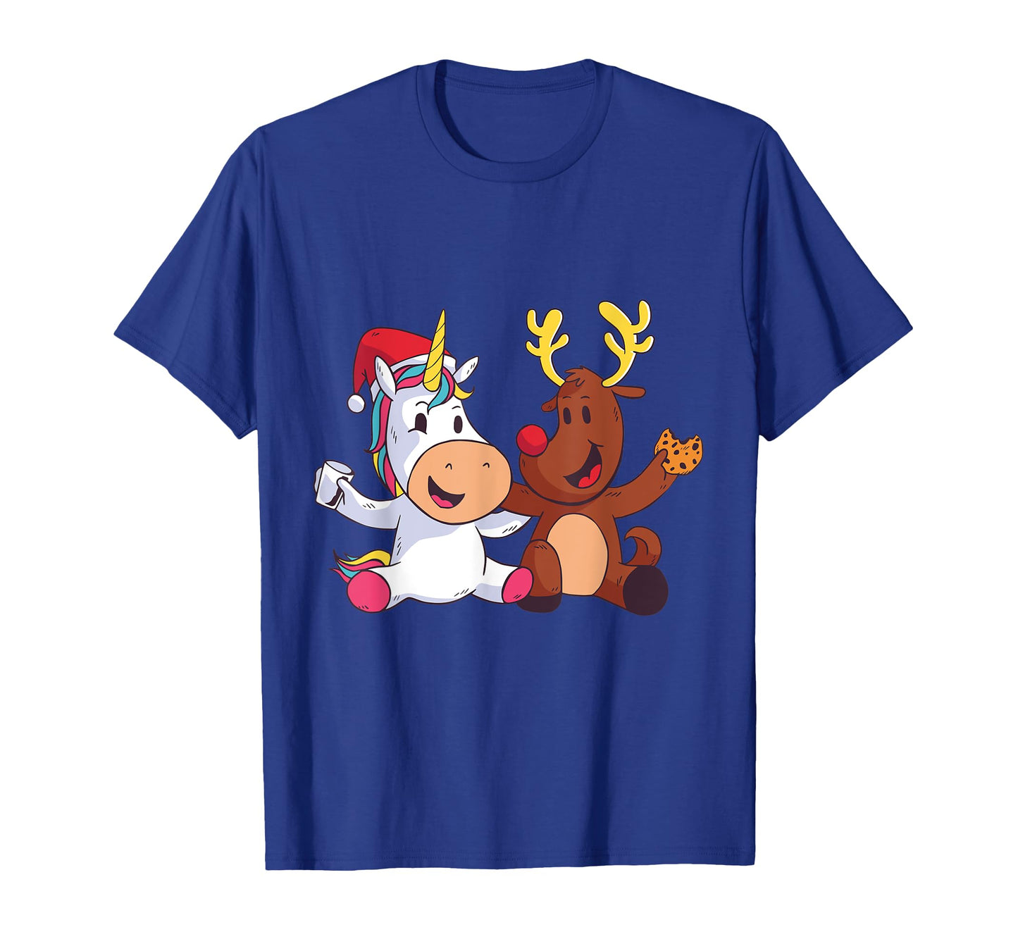 Reindeer Rudolph Christmas Ren Red Nosed Unicorn Gift T-Shirt