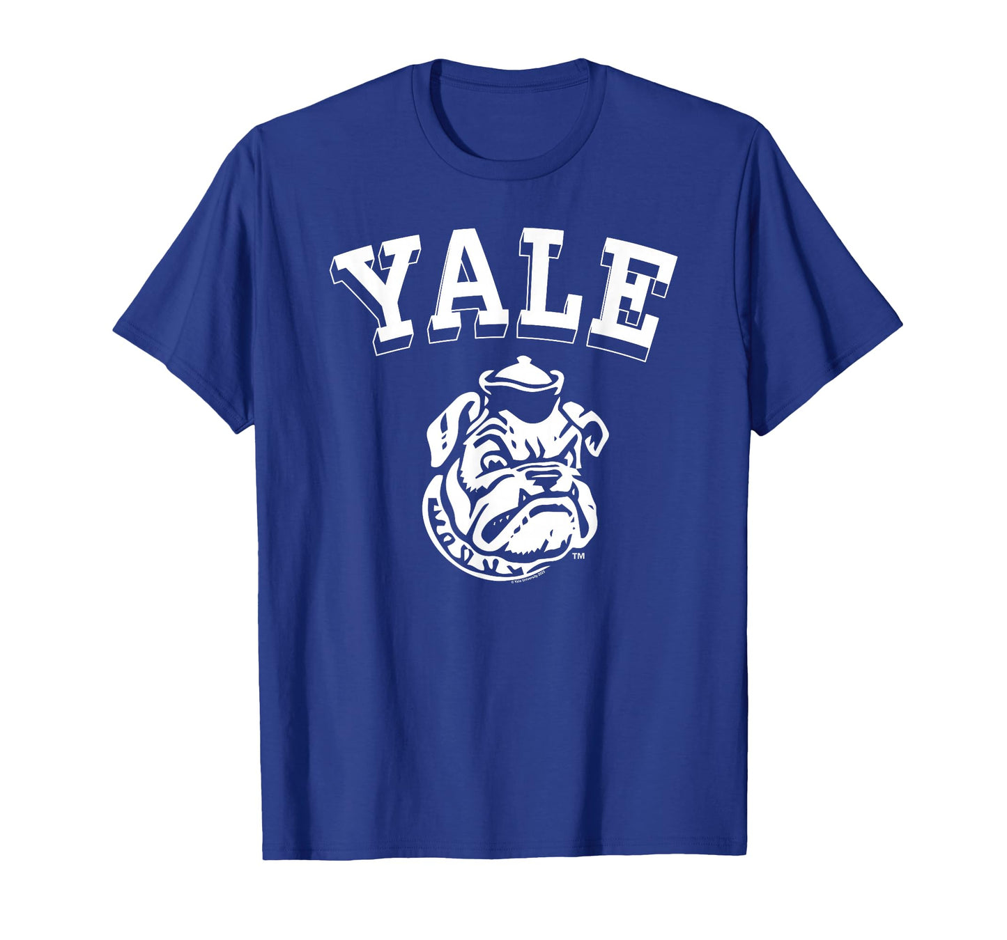 Yale University Cartoon Bulldog Handsome Dan Yale Logo T-Shirt