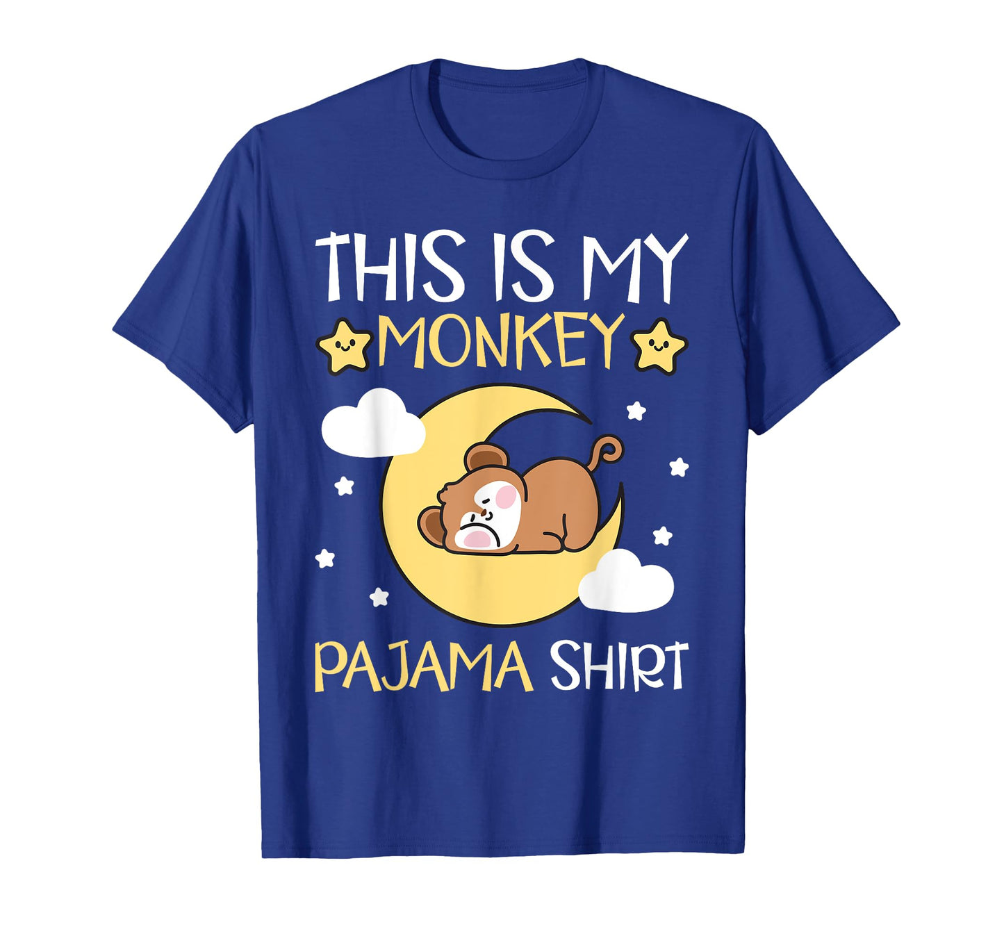Cute PJ Teen Boys Girls PJs Funny This Is My Monkey Pajama T-Shirt
