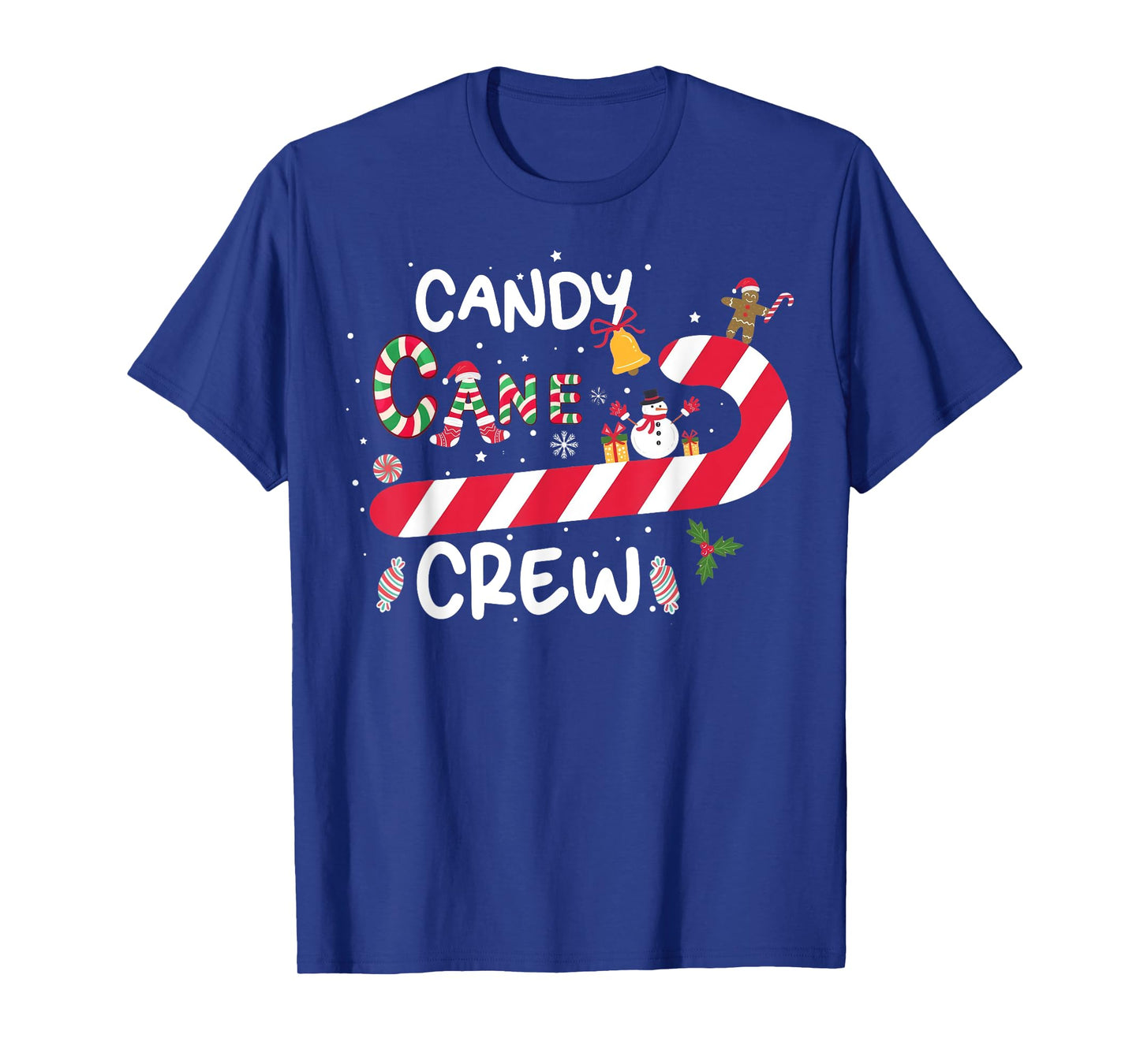 Candy Cane Crew Funny Christmas Candy Lover X Mas T-Shirt