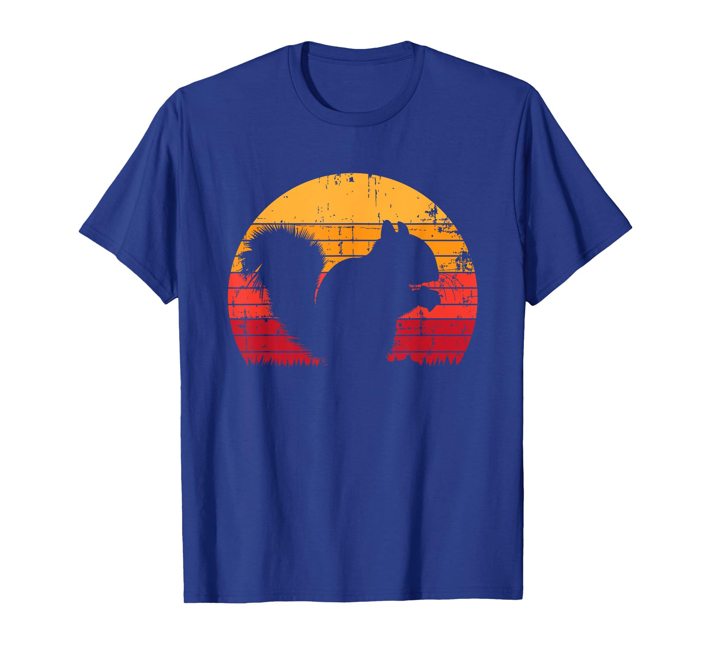 Funny Black Squirrel Sunset Vintage Safari For Men Women Kid T-Shirt