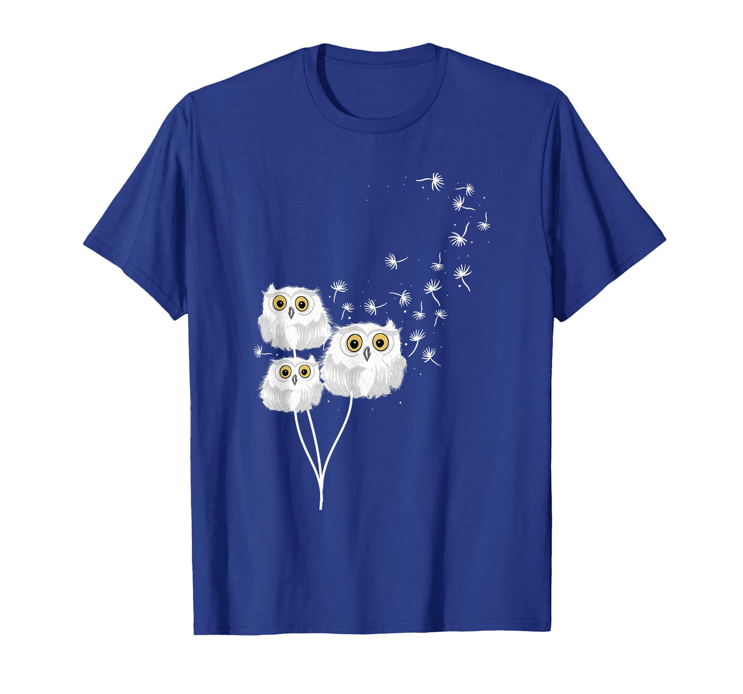 Dandelions And Owls - Bird Animal Lover Ornithologist Forest T-Shirt