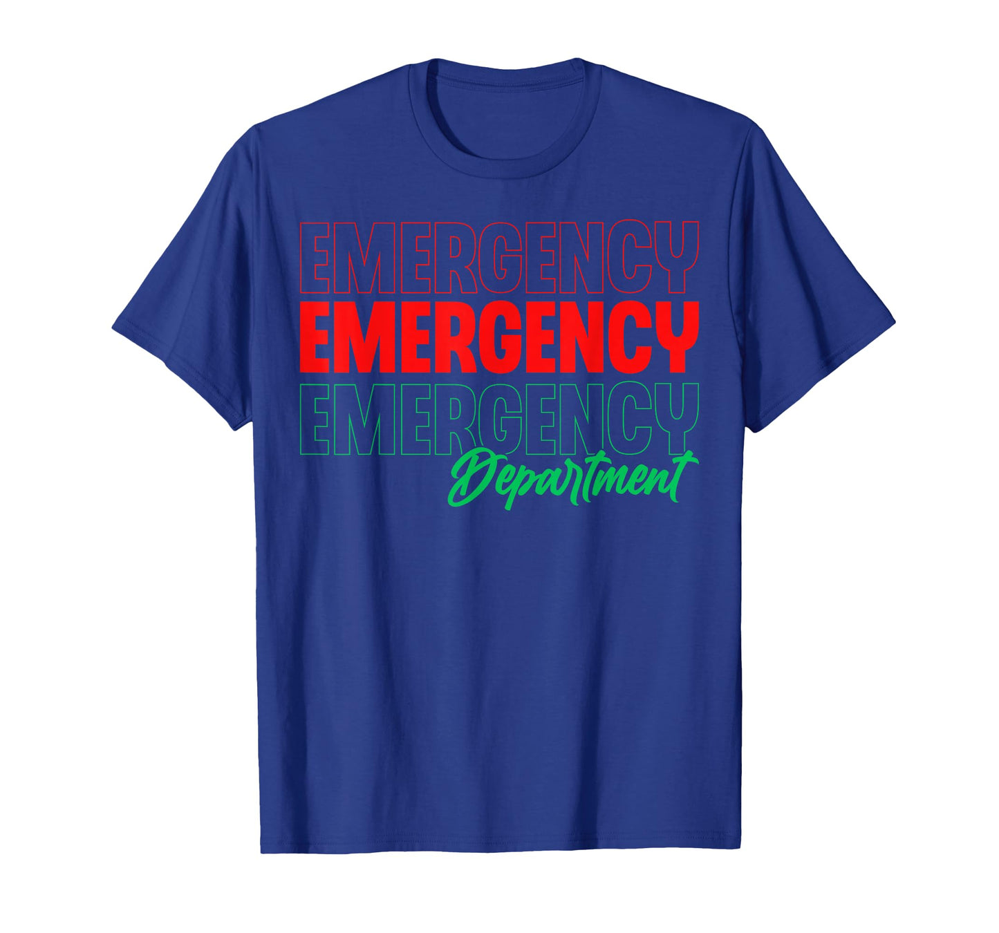 Emergency Department Xmas Holiday ER Nurse Christmas T-Shirt