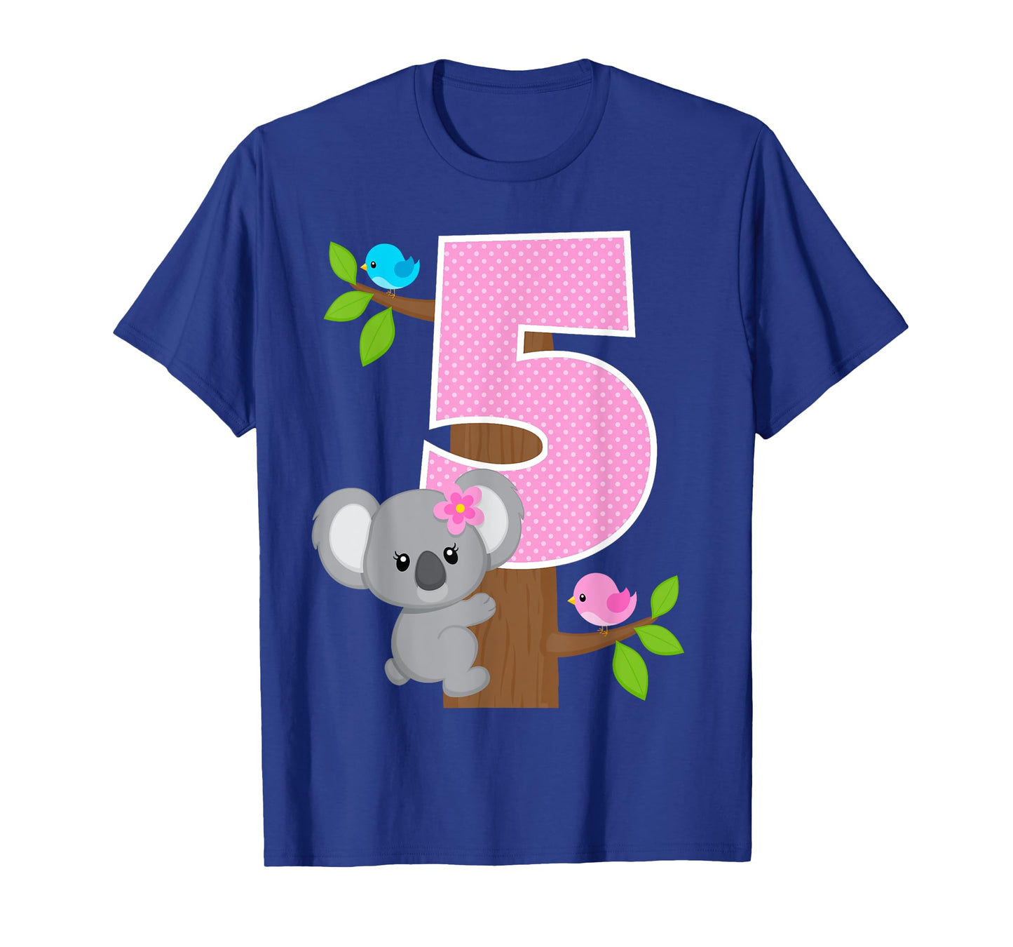 Koala Bear 5th Birthday Girl 5 Year Old Birthday Koalas Bday T-Shirt