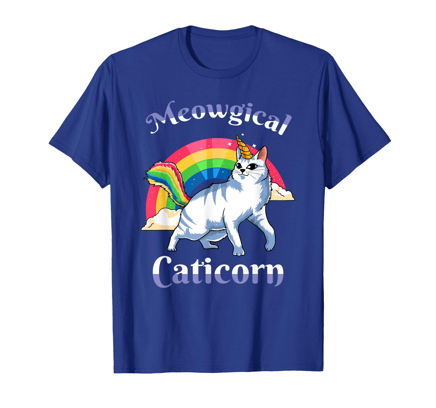 Meowgical Caticorn Unicorn Cat Girls Kitty Kitten Lover Gift T-Shirt