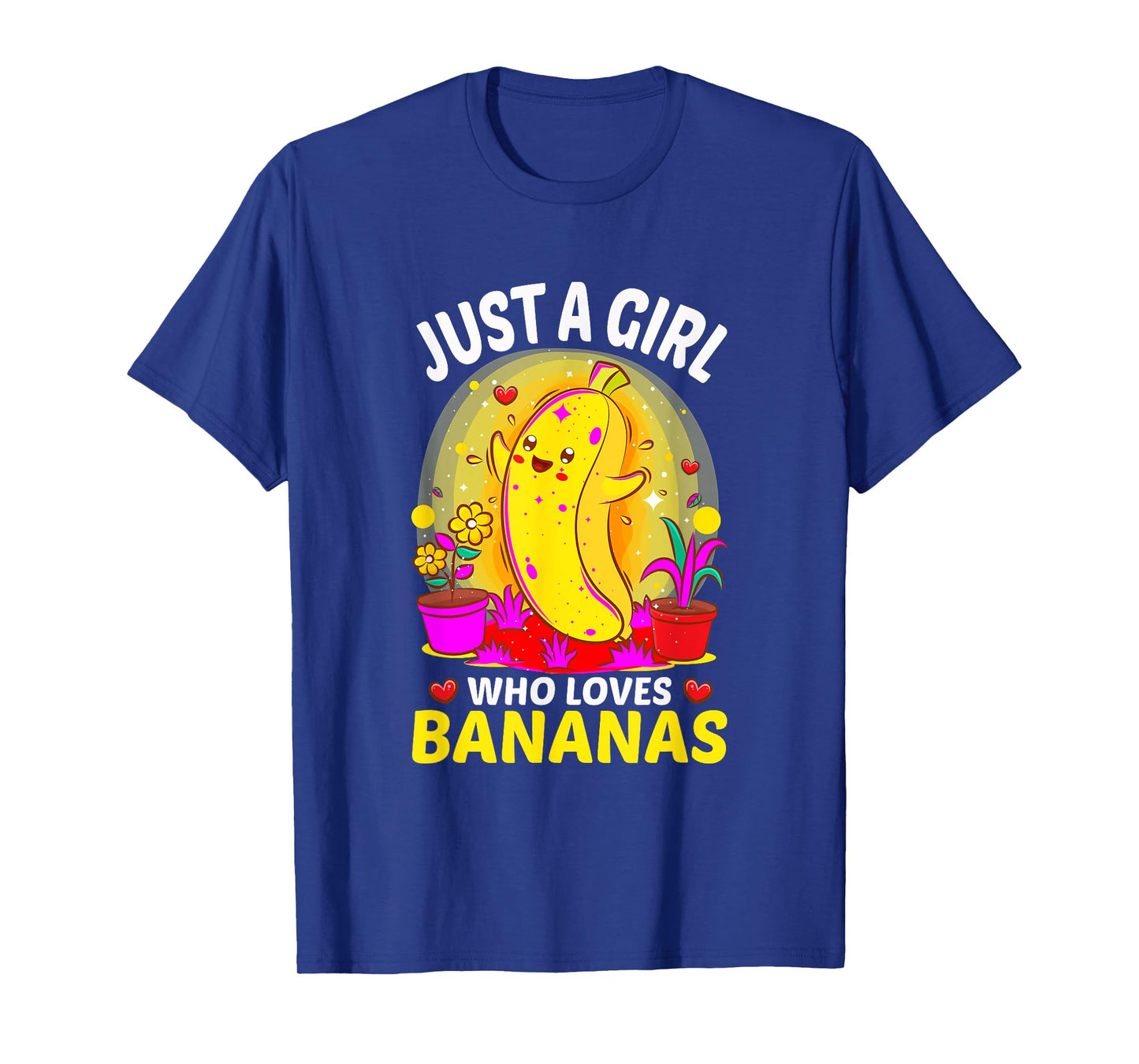 Just A Girl Who Loves Bananas Lover Fruit Banana T-Shirt