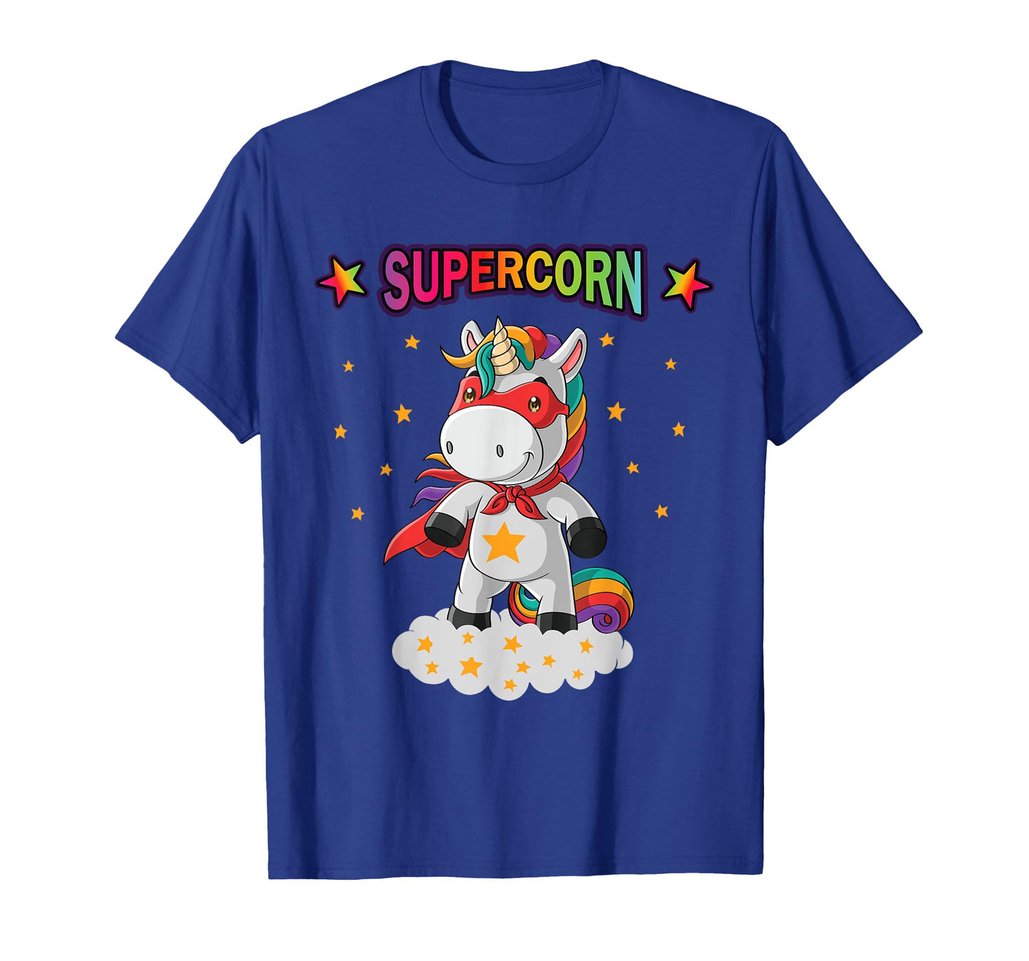 Unicorn Superhero Supercorn Hero Boys Girls Gift T-Shirt
