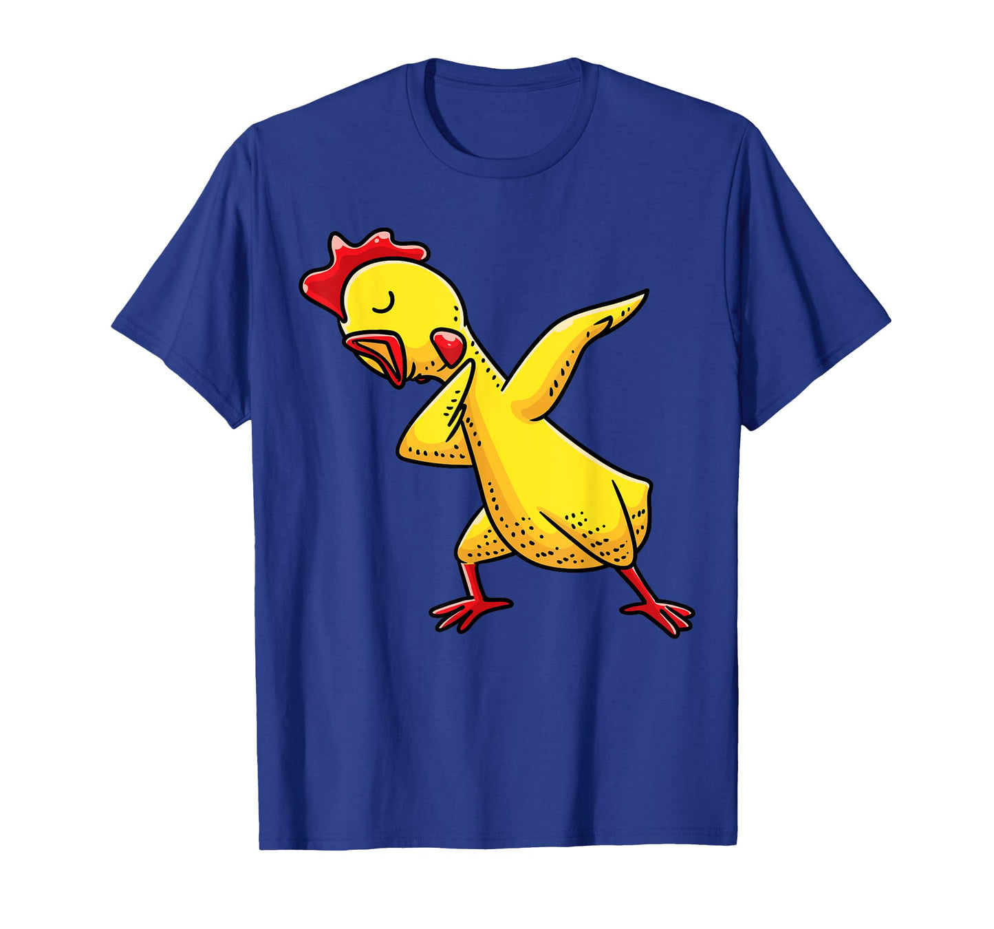 Dabbing Rubber Chicken Funny Men Women Kids T-Shirt