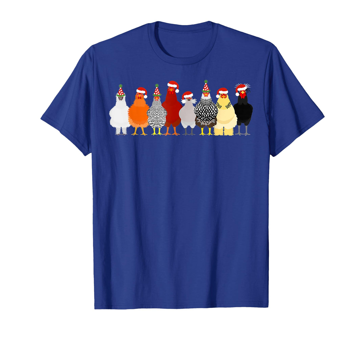 Christmas Chicken Squad Cute Chicken Farm Animals T-Shirt