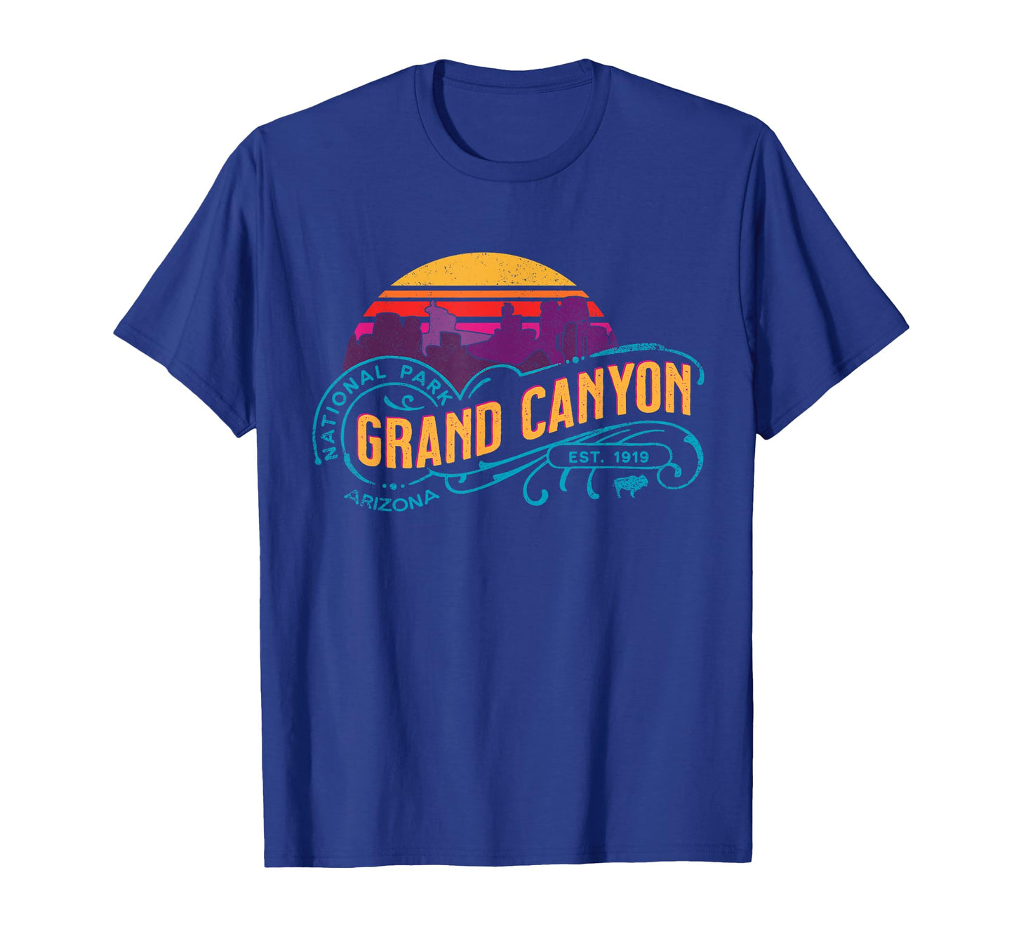Retro Grand Canyon National Park Vintage Sunset Souvenir T-Shirt