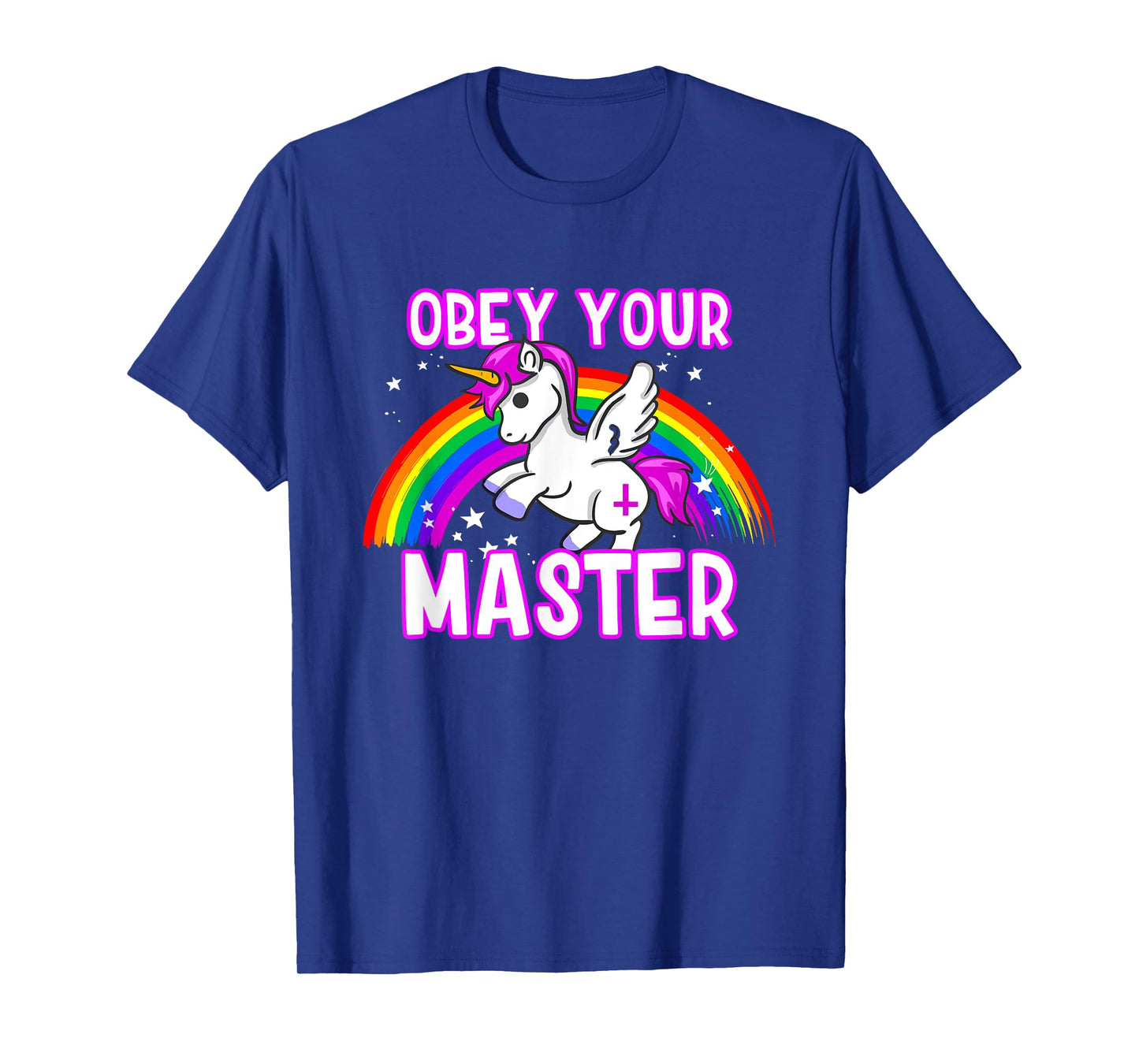 Obey Your Master - Bad Unicorn Religion Heavy Metal God T-Shirt