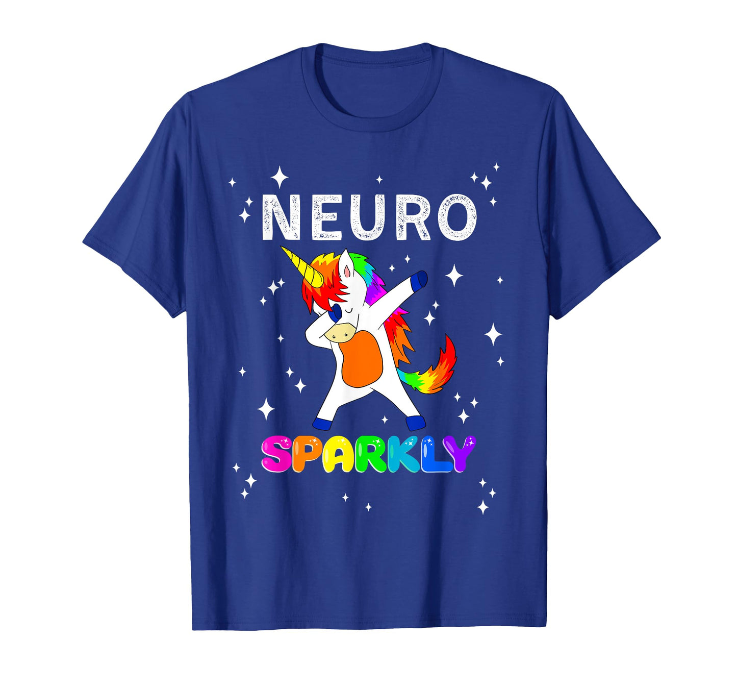 Neurodivergent Neurosparkly Neurodivergence Unicorn ADHD ASD T-Shirt