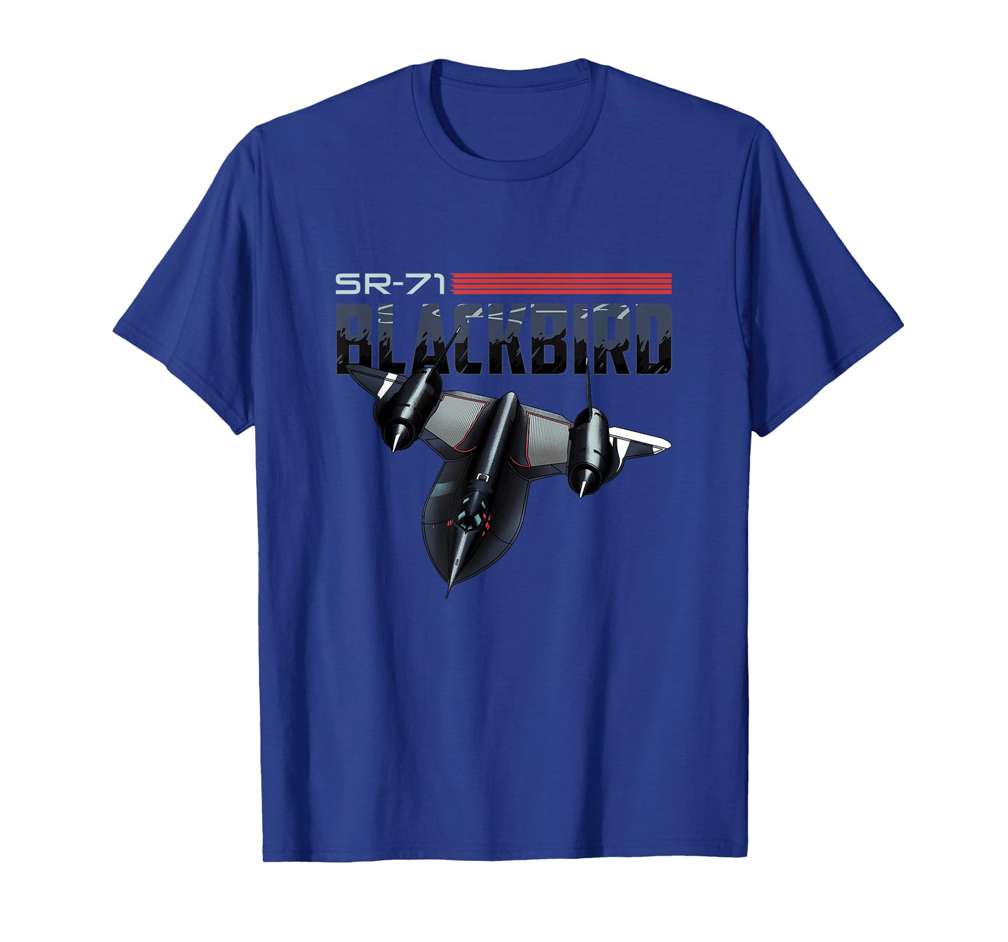 USA Military Warbird Airplane Blackbird Spy Plane T-Shirt