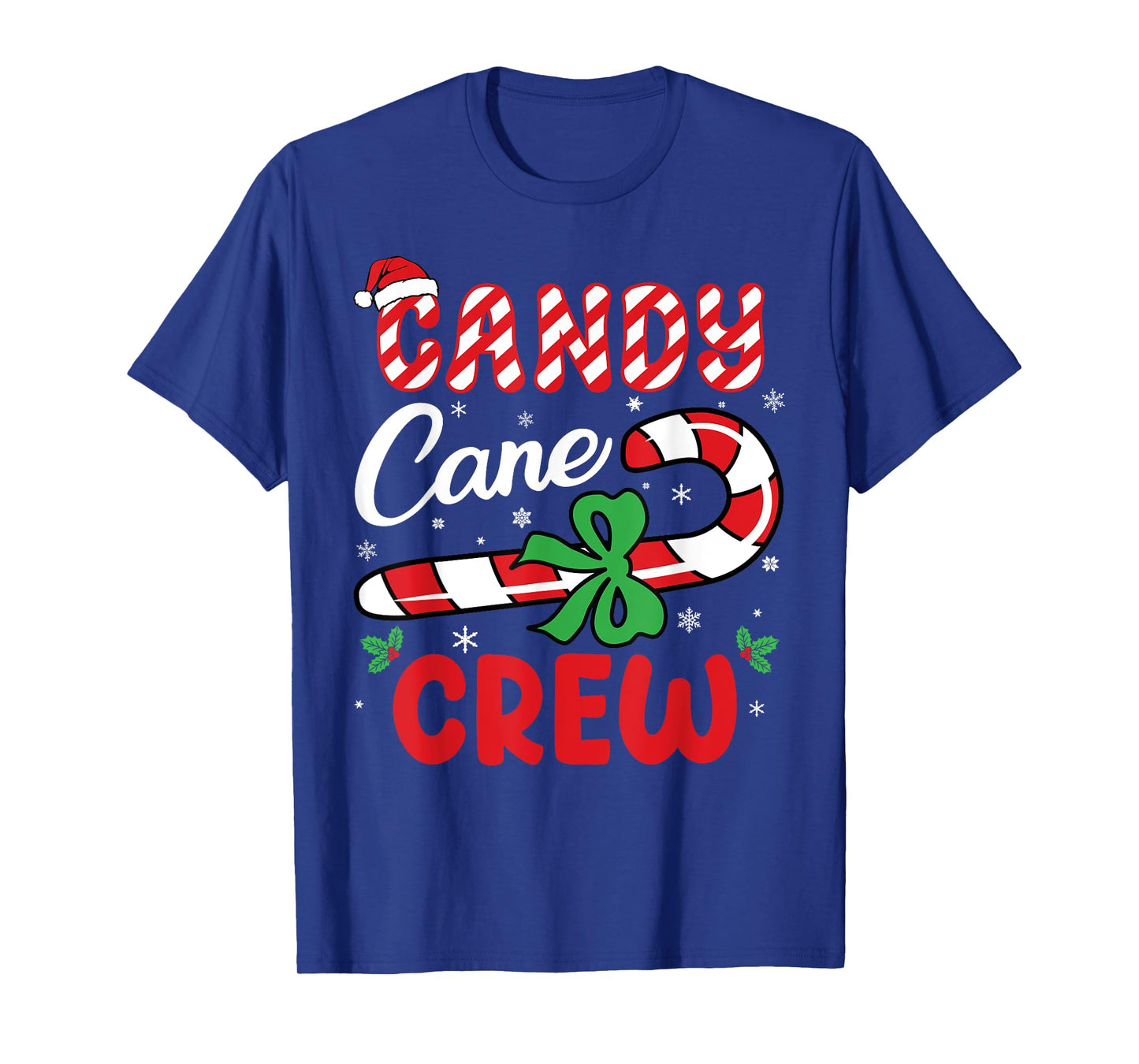 Candy Cane Crew - Funny Christmas Holiday Men Women T-Shirt