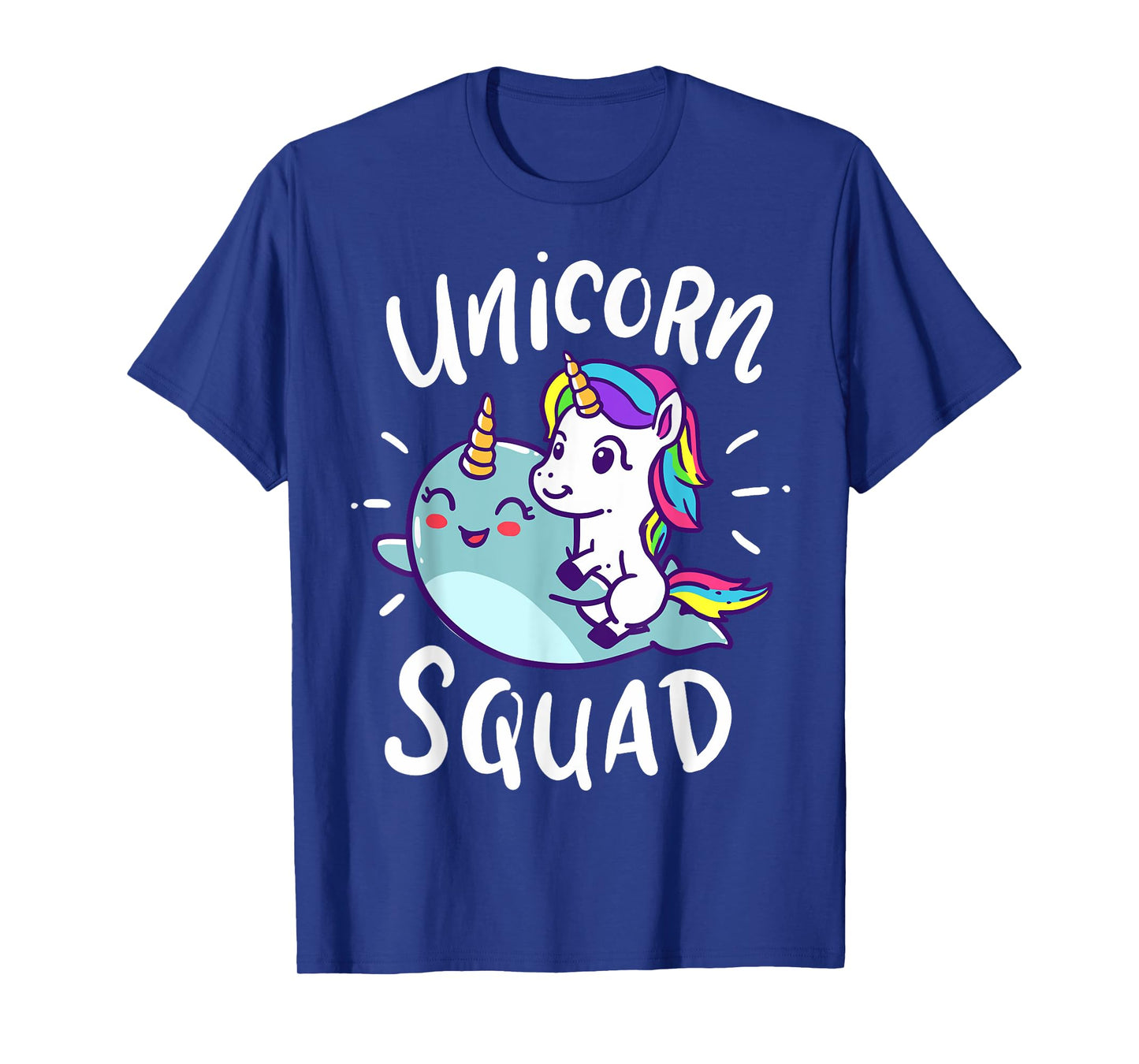 Unicorn Squad Narwhal Funny Cute Birthday Party Present Gift T-Shirt