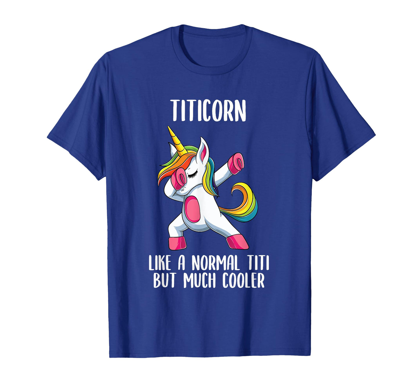 Unicorn Spanish Titi Girl Birthday Party Apparel, TitiCorn T-Shirt