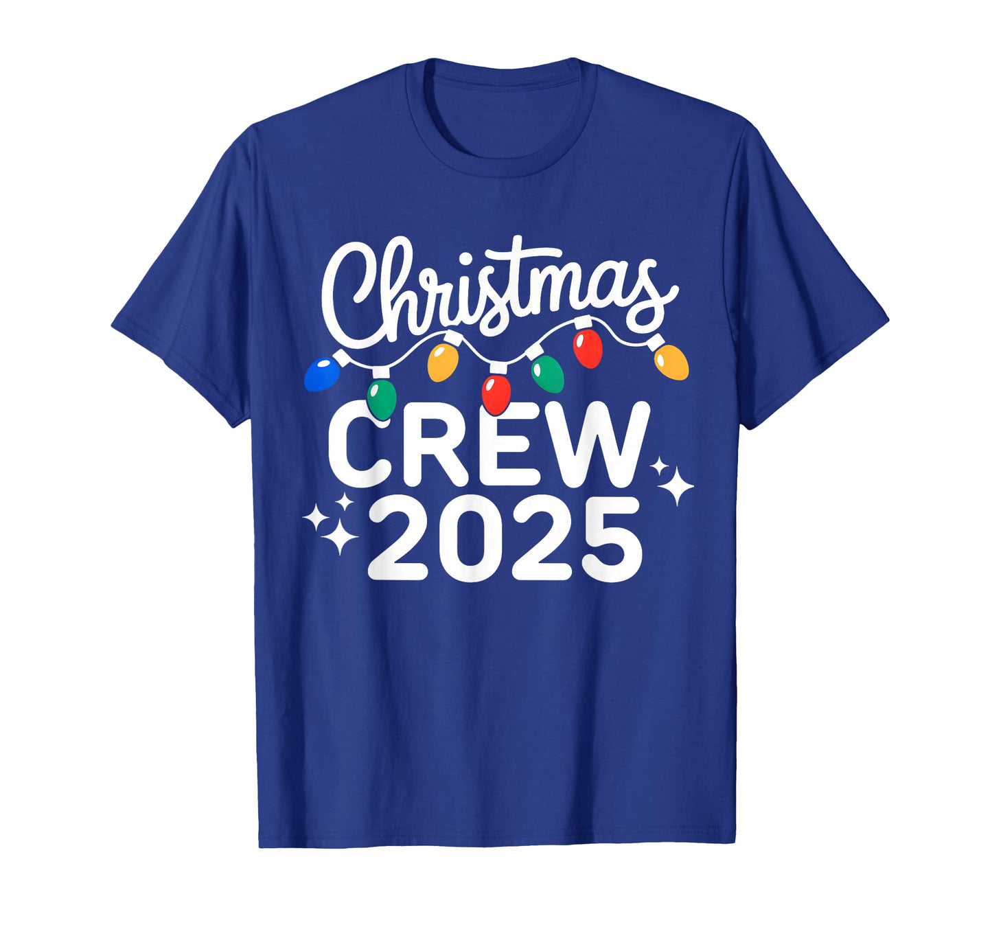 Christmas Crew 2025 Family Christmas Pajamas Xmas Matching T-Shirt