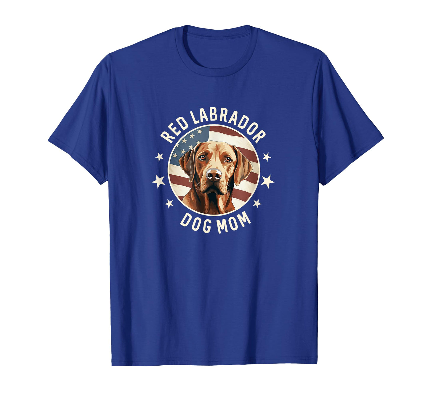 Red Labrador Retriever Dog Mom T-Shirt