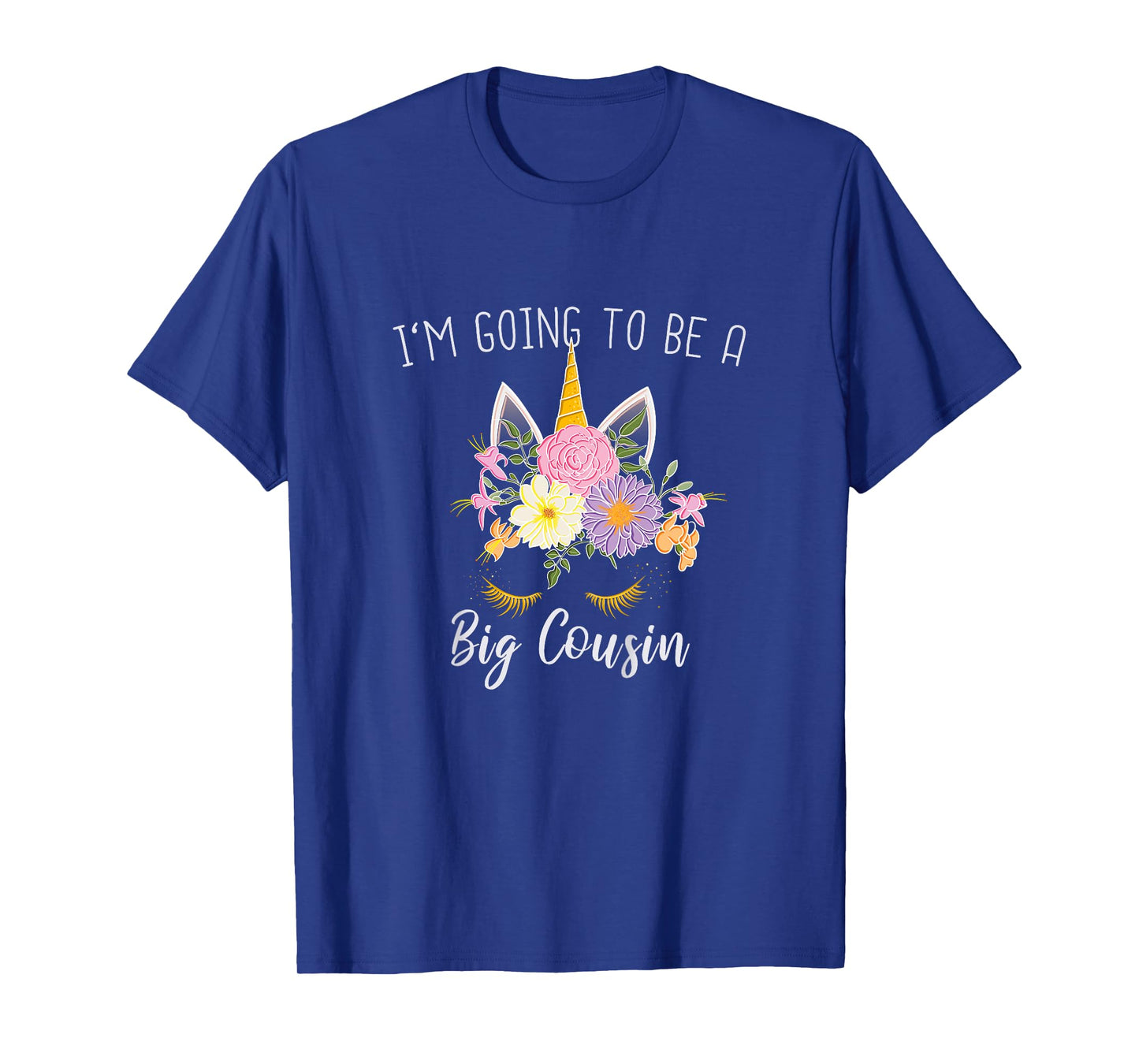 Going to be a Big Cousin Girls Unicorn T-Shirt