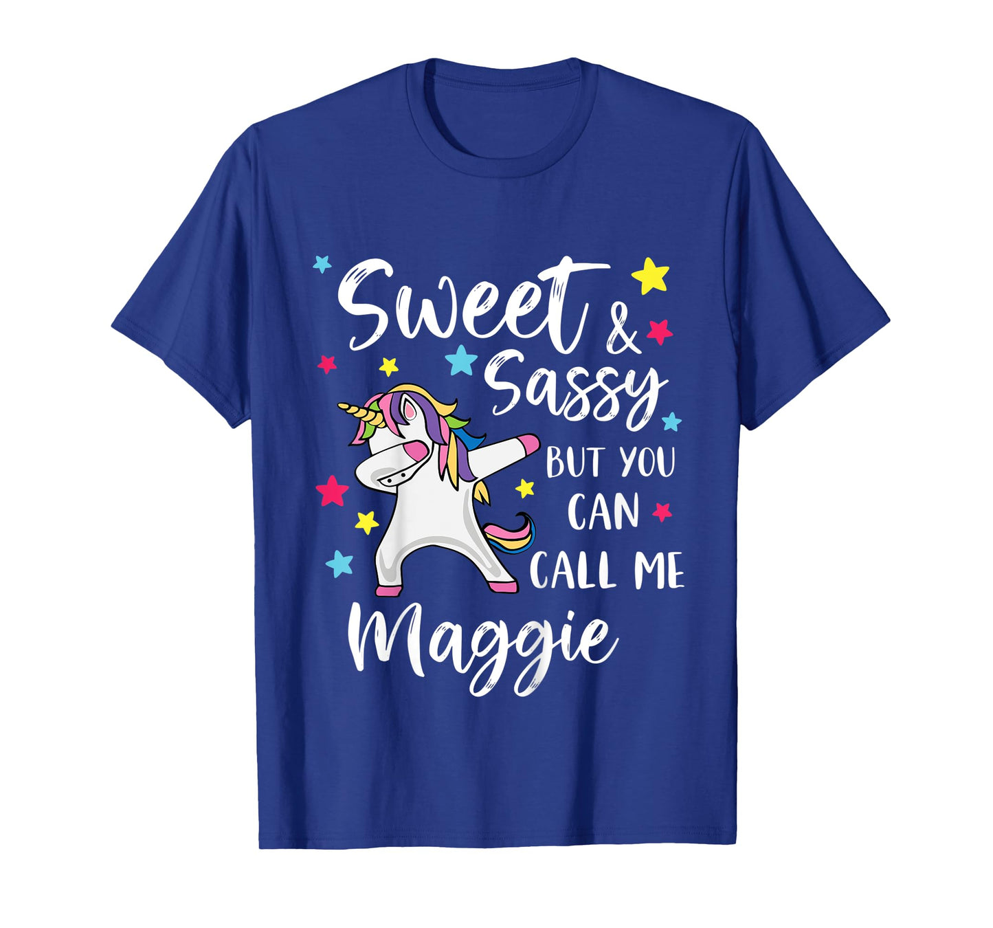 Kids Sweet And Sassy But You Can Call Me Maggie Personalized Name T-Shirt