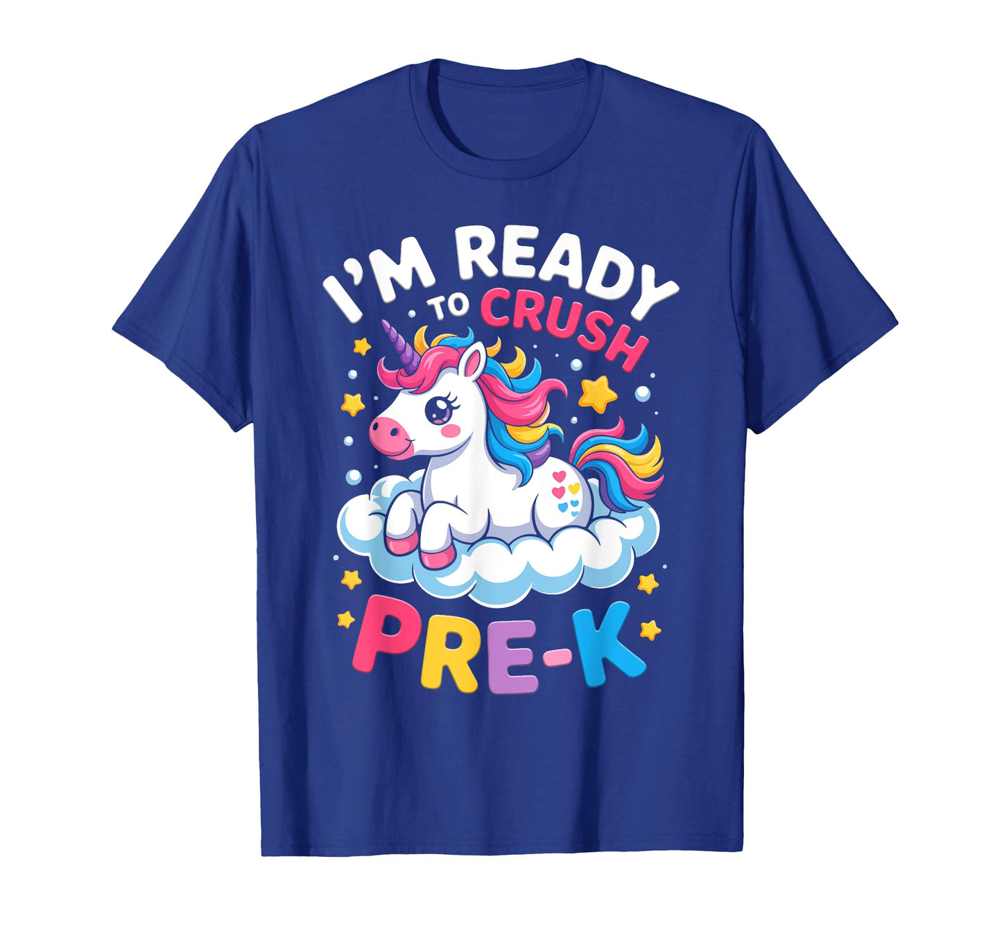 First Day of Preschool I'm Ready To Crush Pre-K Unicorn Kids T-Shirt