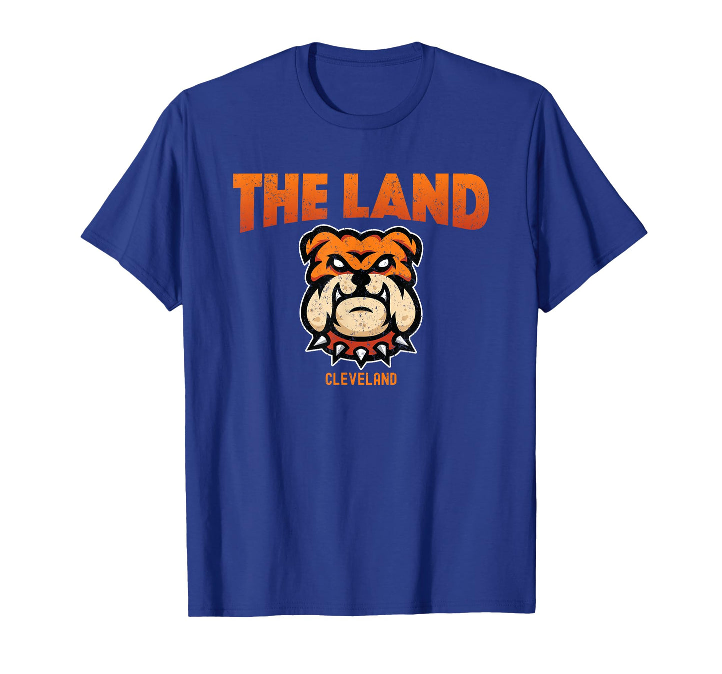 Cleveland Ohio The Land Football Dog Lover Bulldog Men Women T-Shirt