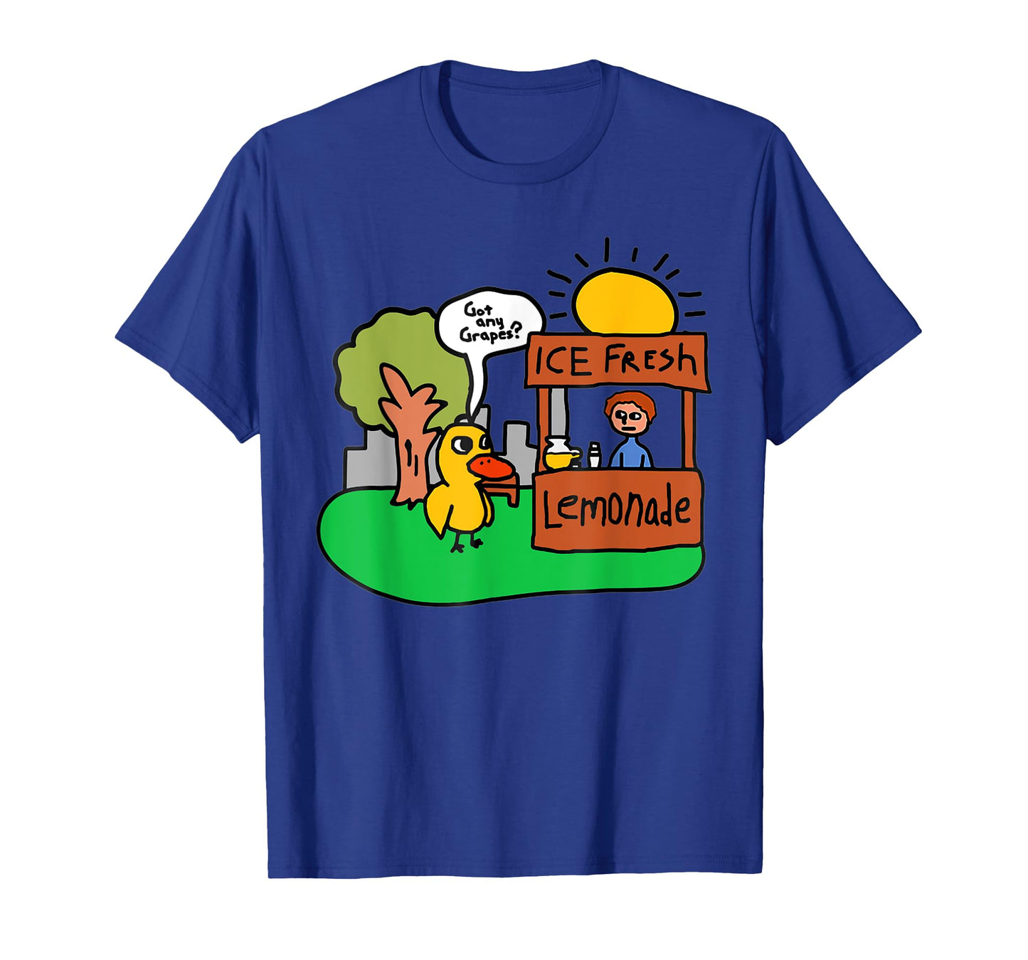 Ice Fresh Lemonade Got Any Grapes Duck Funny Gift T-Shirt