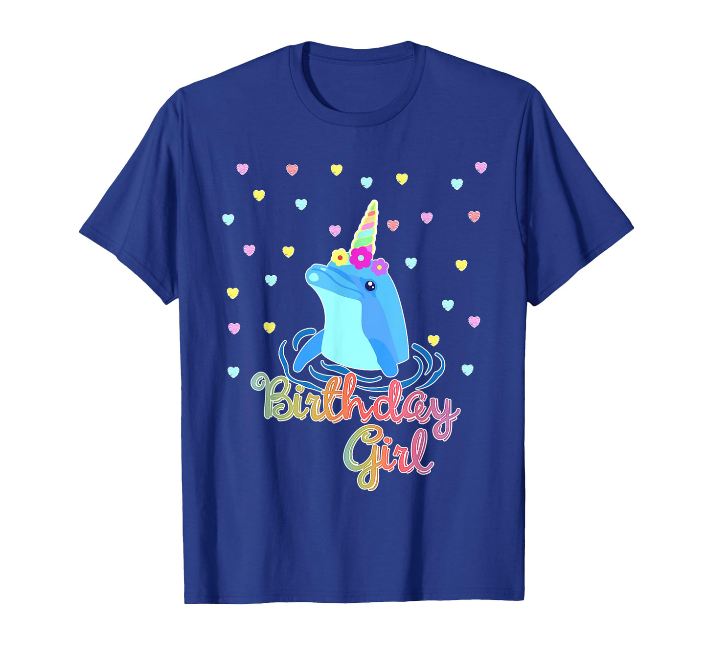 Dolphin Unicorn Birthday Party Outfit T-Shirt
