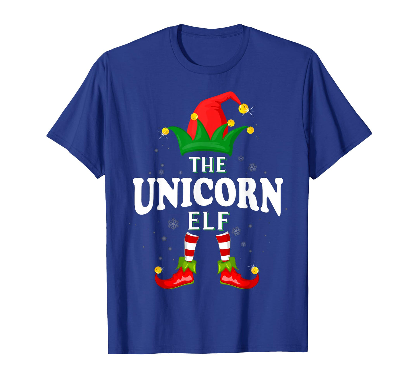Xmas Unicorn Elf Family Matching Christmas Pajama T-Shirt