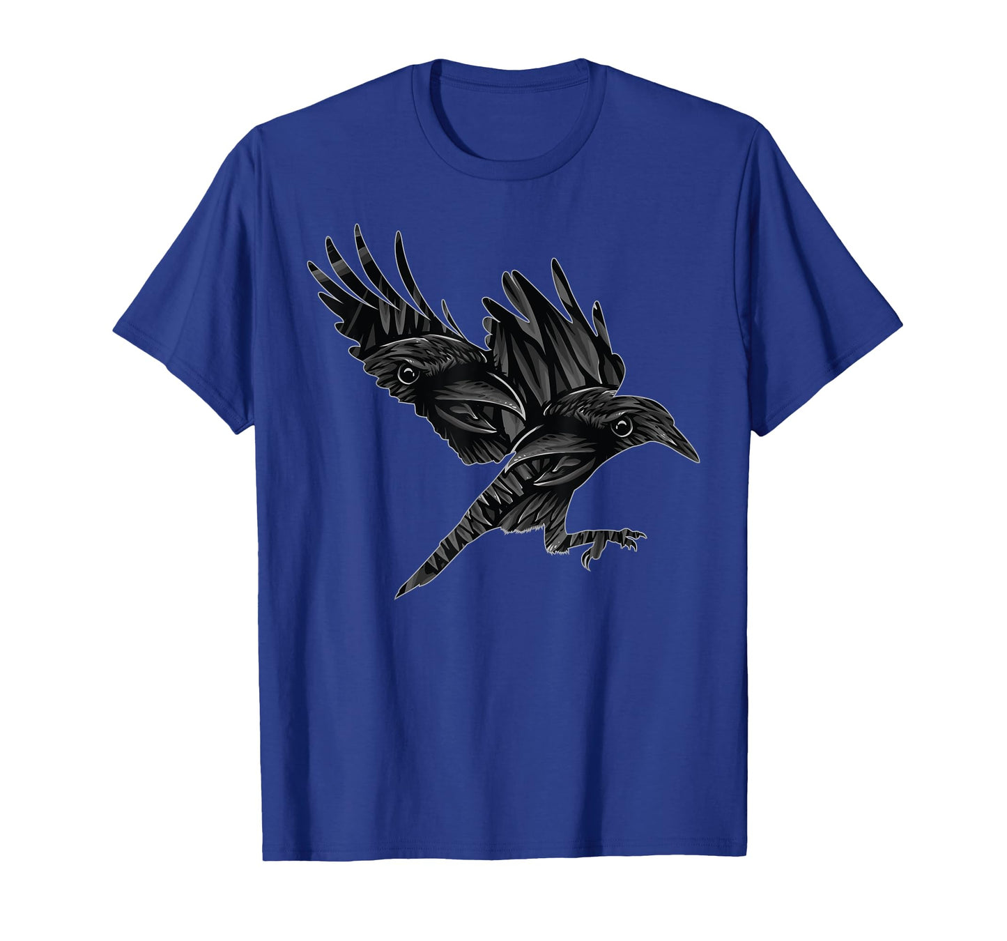 Gothic Animal Creepy Forest Bird Raven Spooky Black Raven T-Shirt