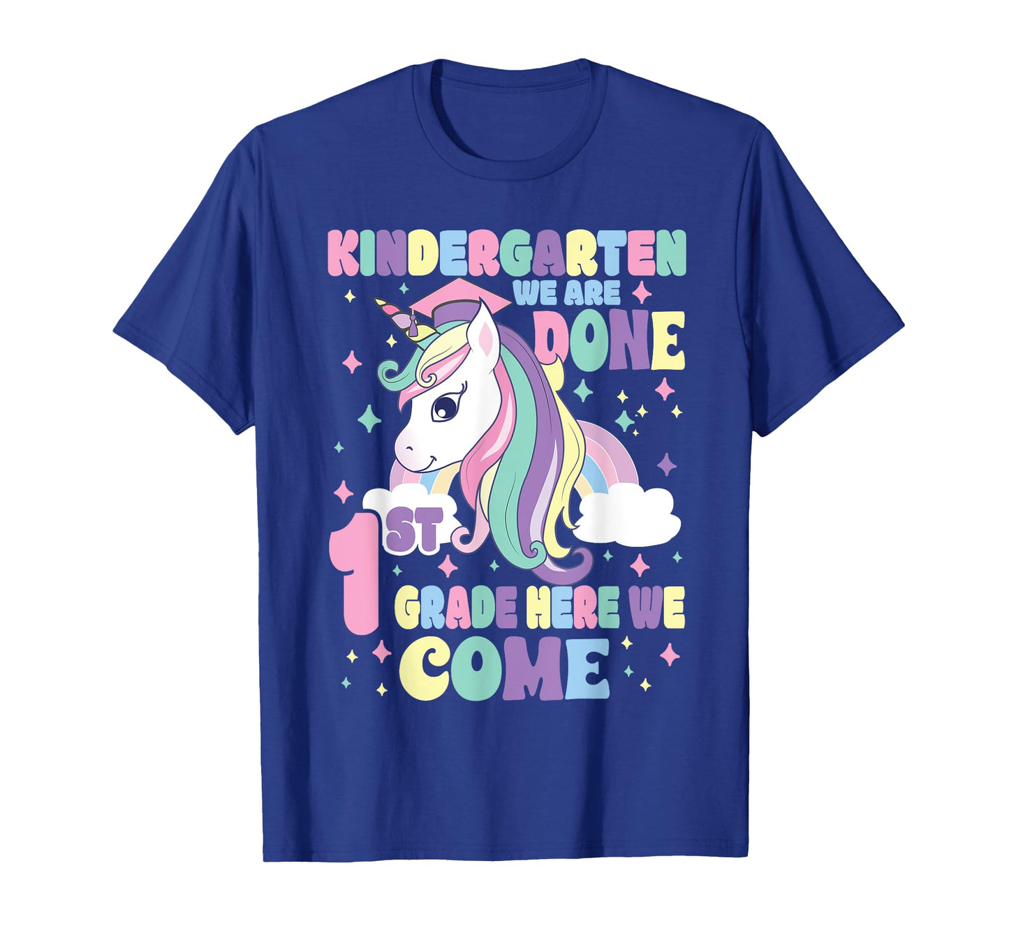 Kindergarten Graduation Magical Unicorn Girls Graduation T-Shirt