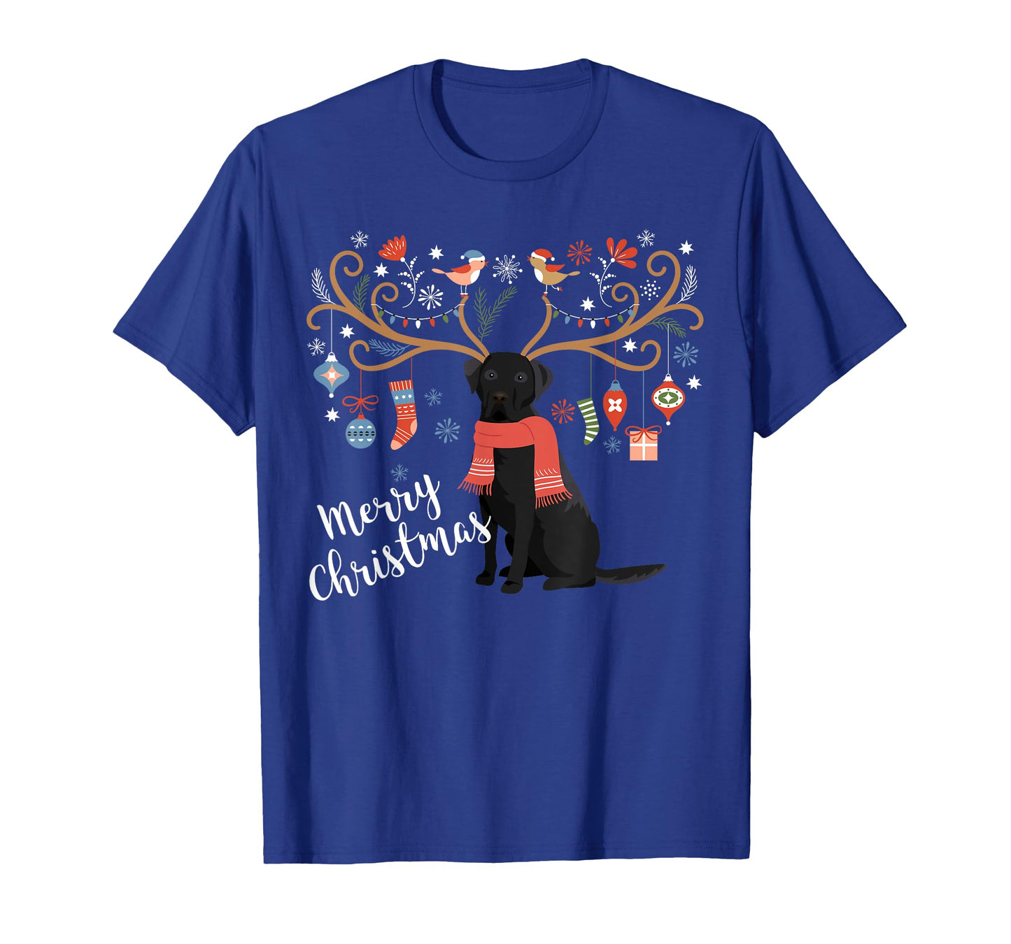Black Labrador Retriever Christmas Shirt Dog